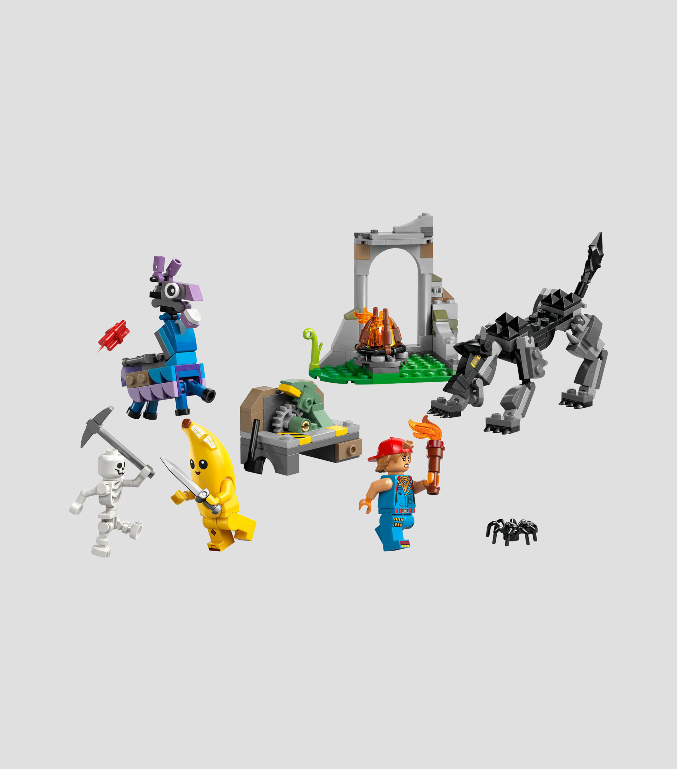 Lego Fortnite Campamento de Bananín y Bujía Set 77075