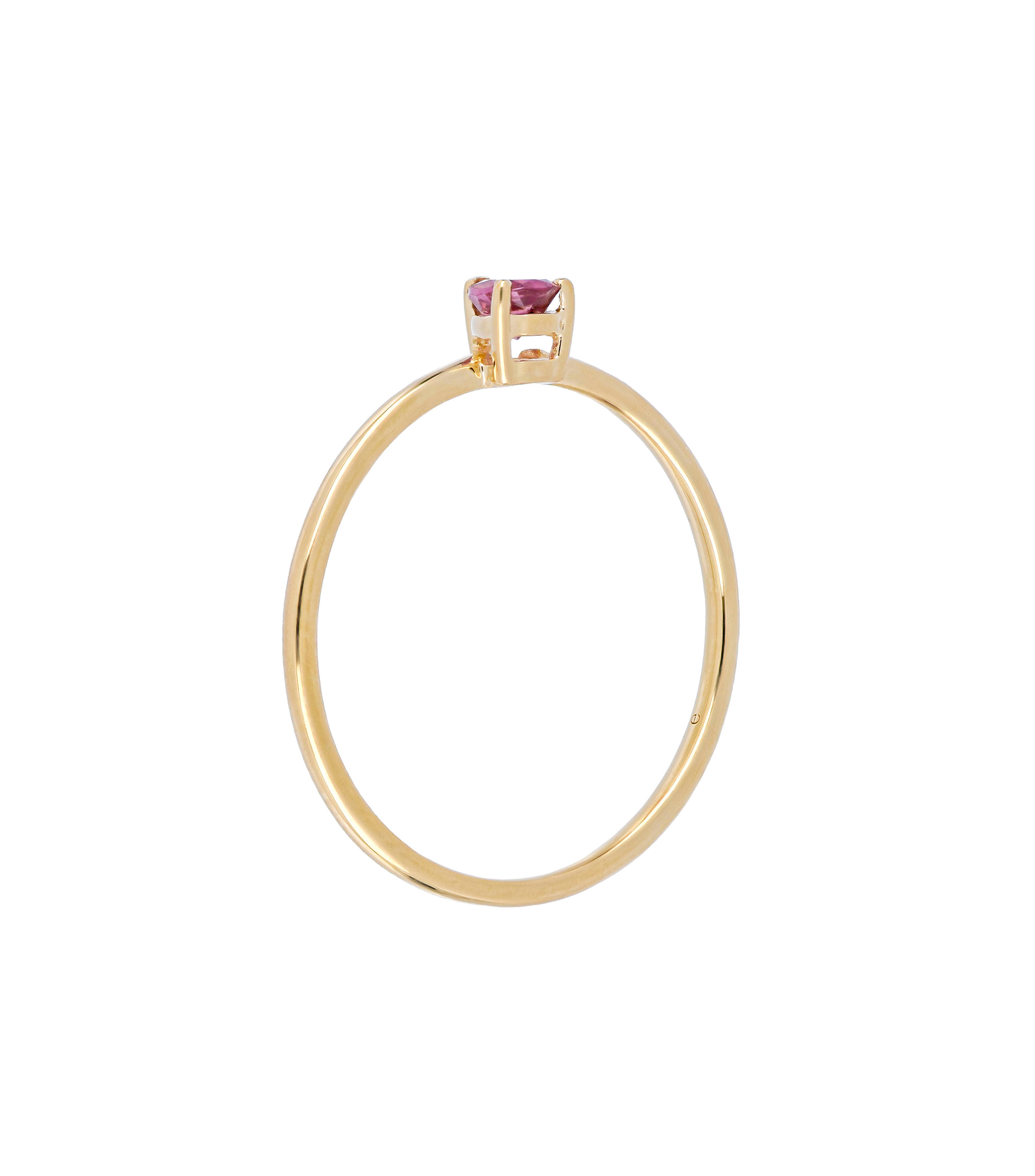Anillo en oro amarillo de 18 Kts Mujer