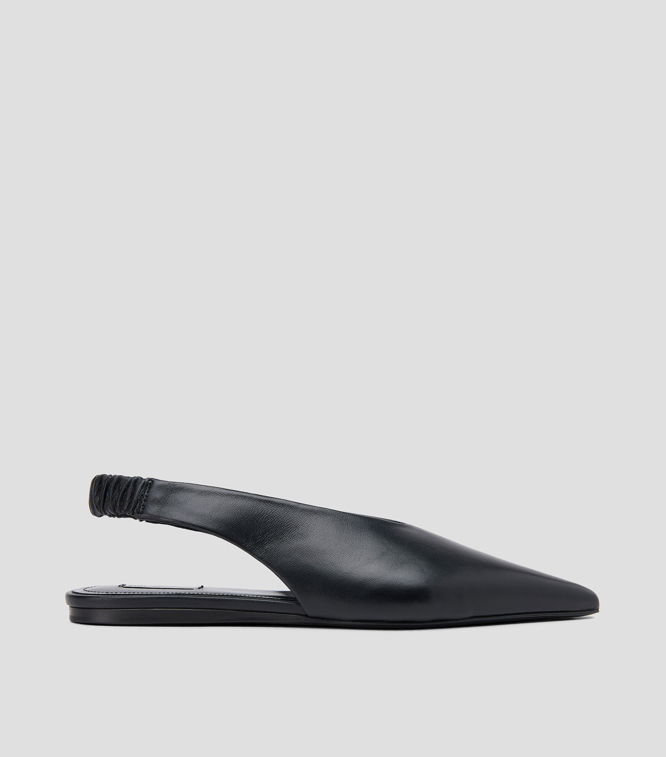 Zuecos casuales Pinted Toe en piel Mujer