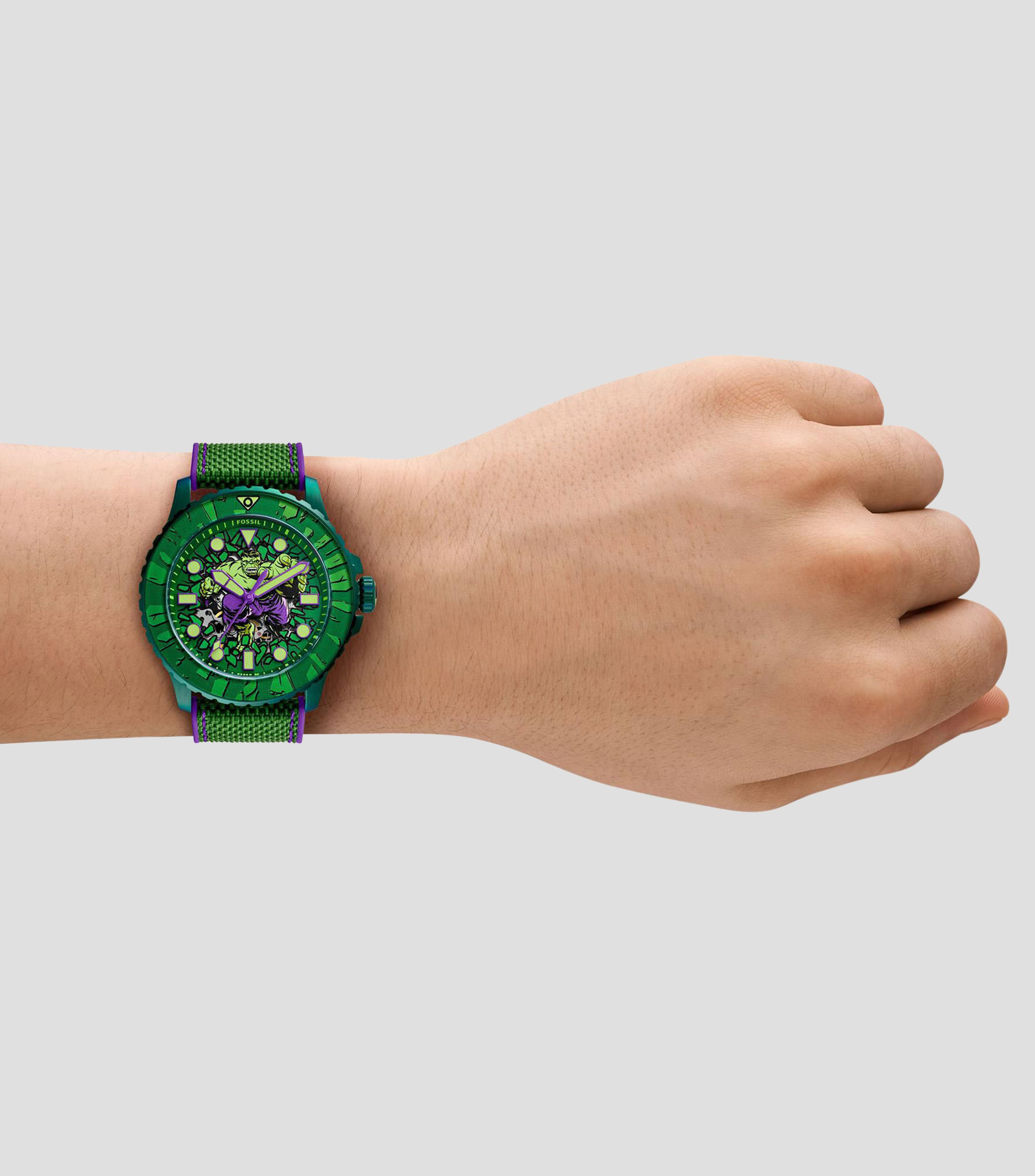 Reloj para Hombre Marvel x Fossil Hulk Edición Especial