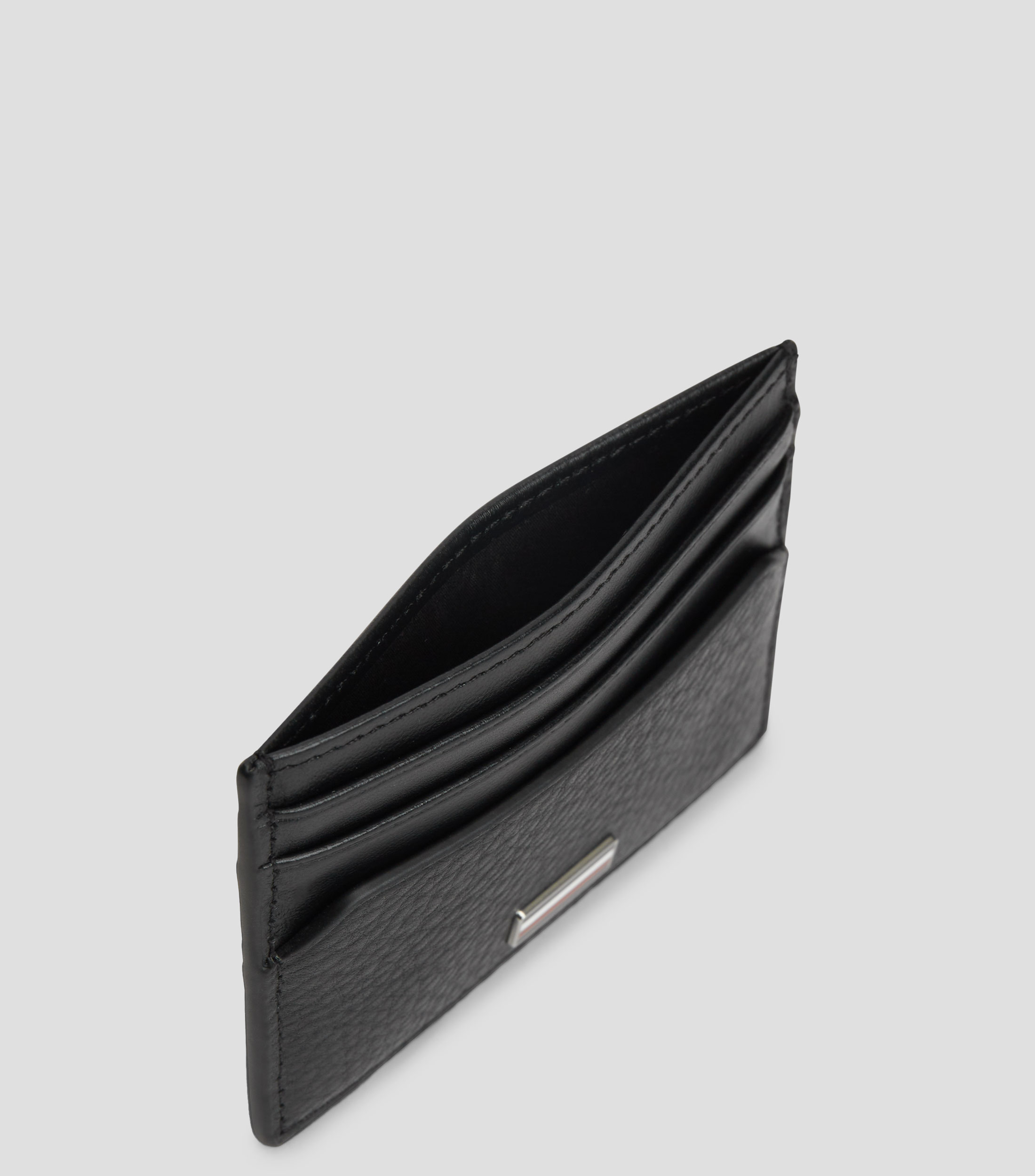 Cartera en piel Central liso Hombre