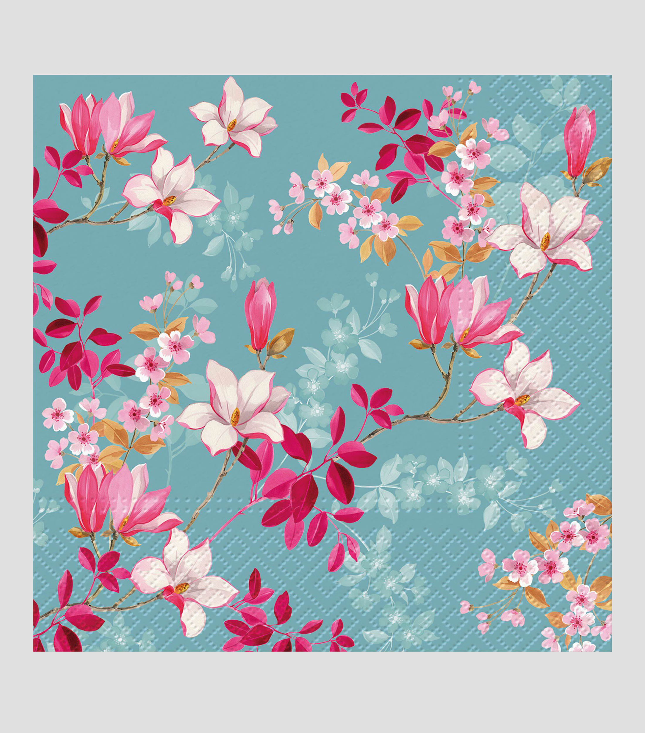 Set 20 Servilletas Magnolias de papel