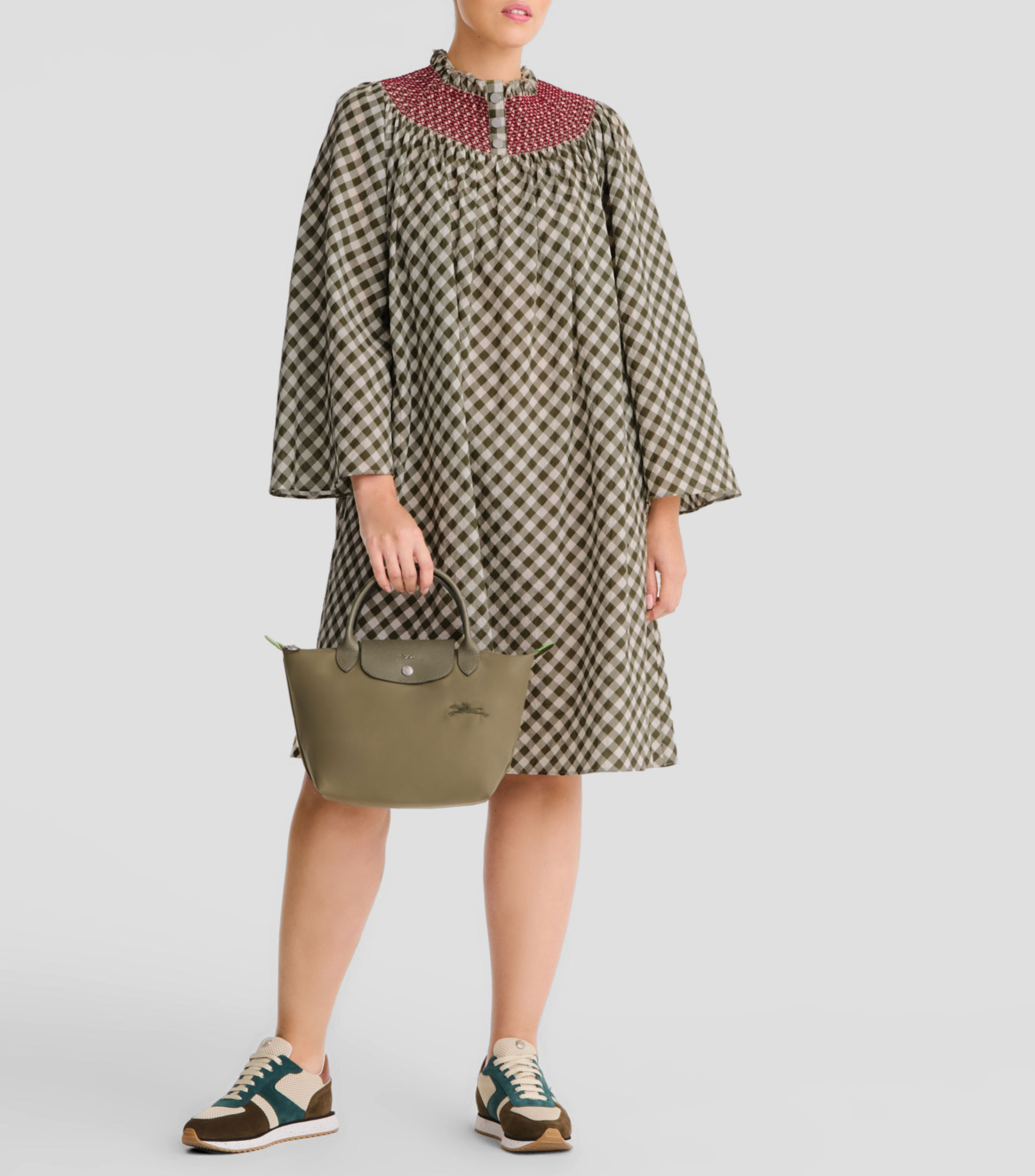 Bolsa clutch de mano Artichoke verde Mujer