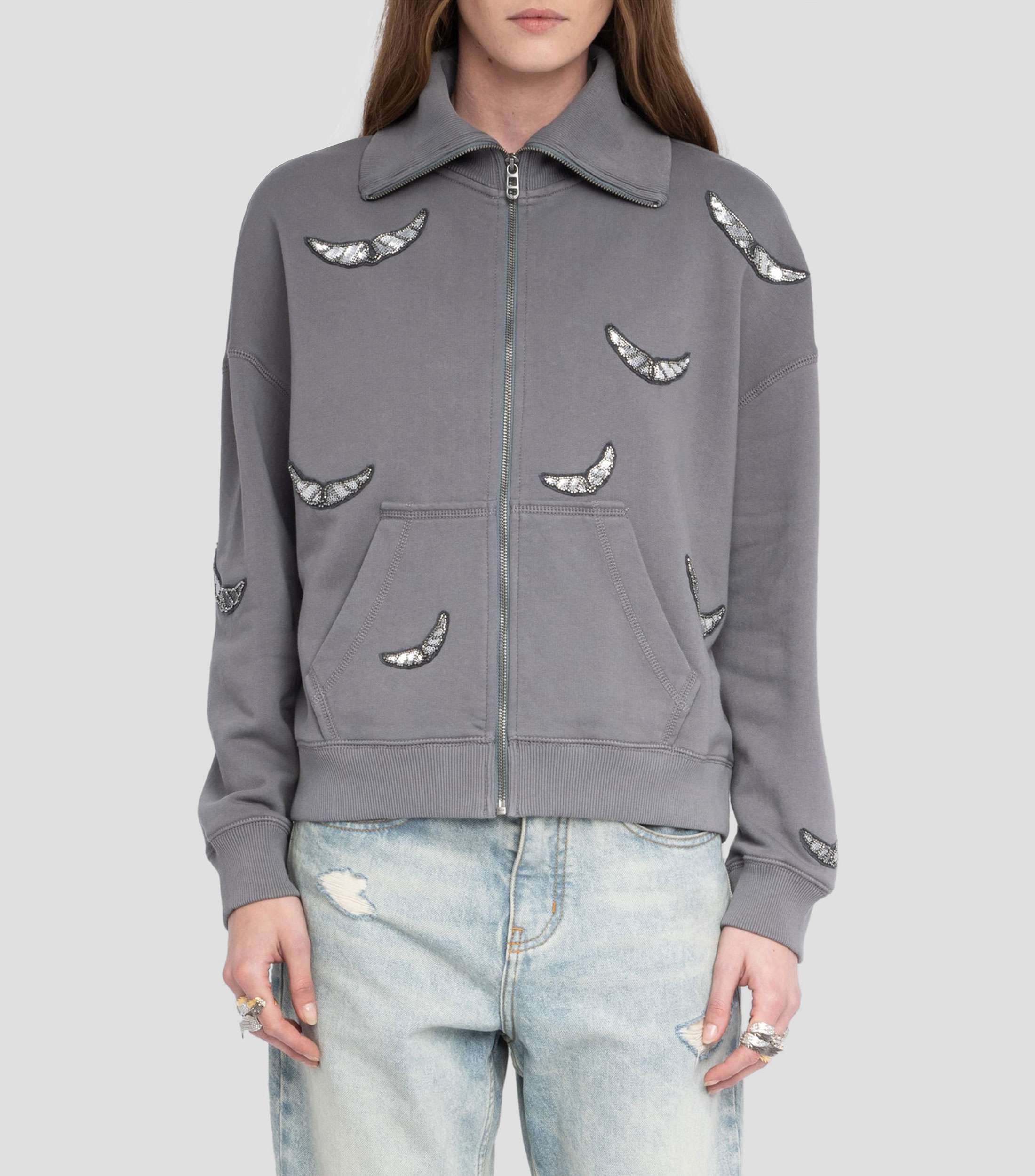 Sudadera con cierre Mujer