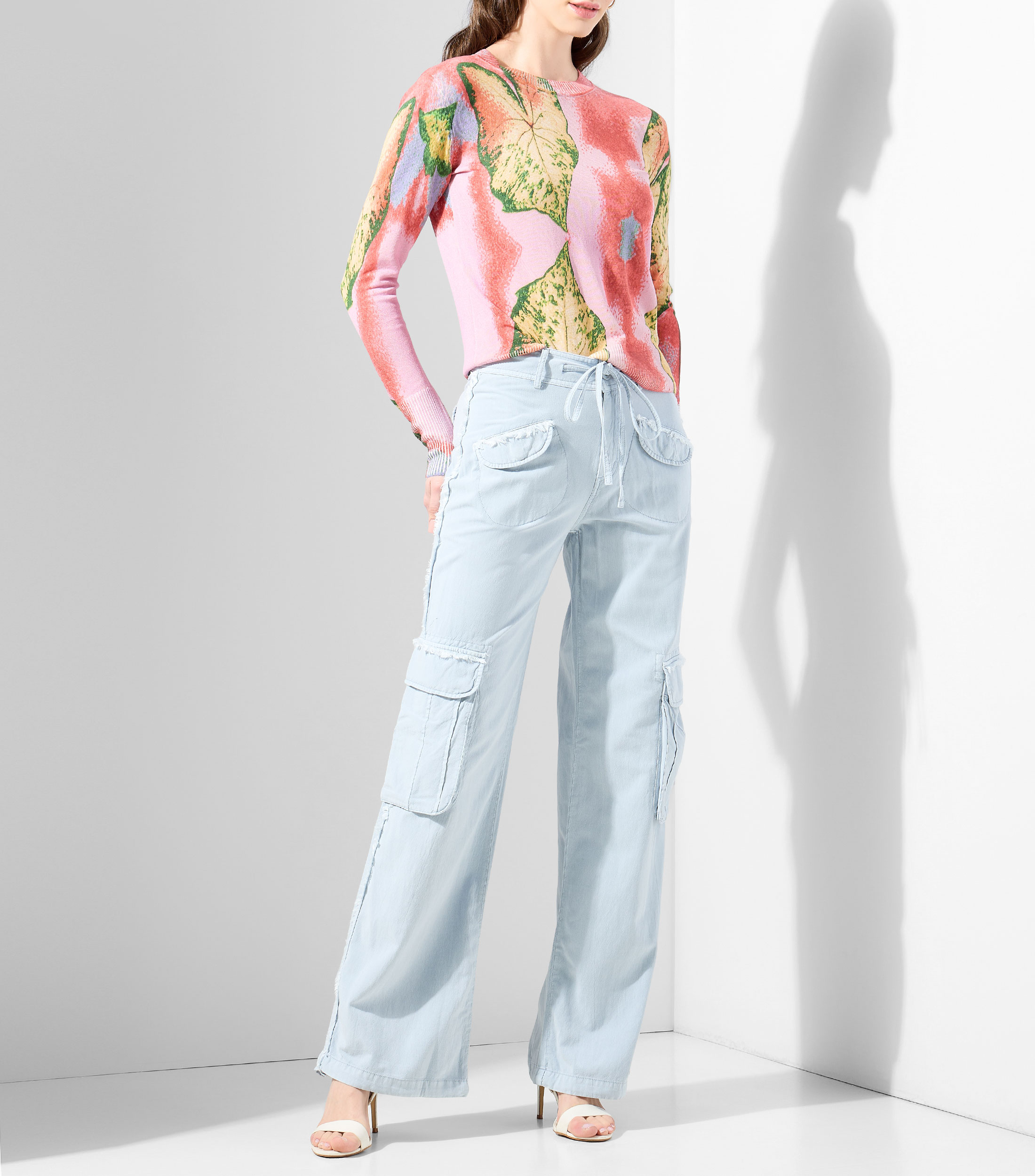 Suéter cuello redondo Mujer