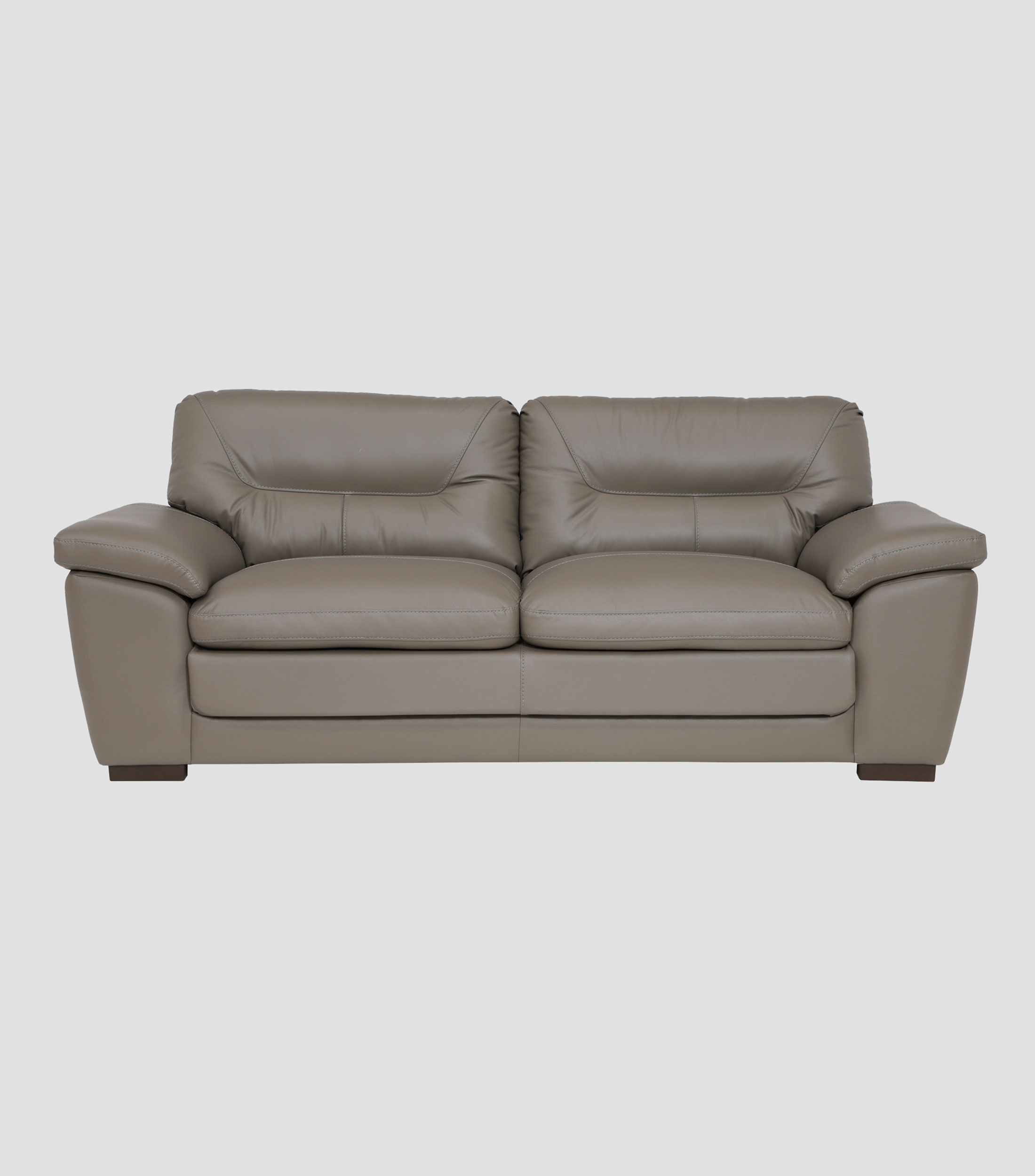 Sofá Charm en piel Gris