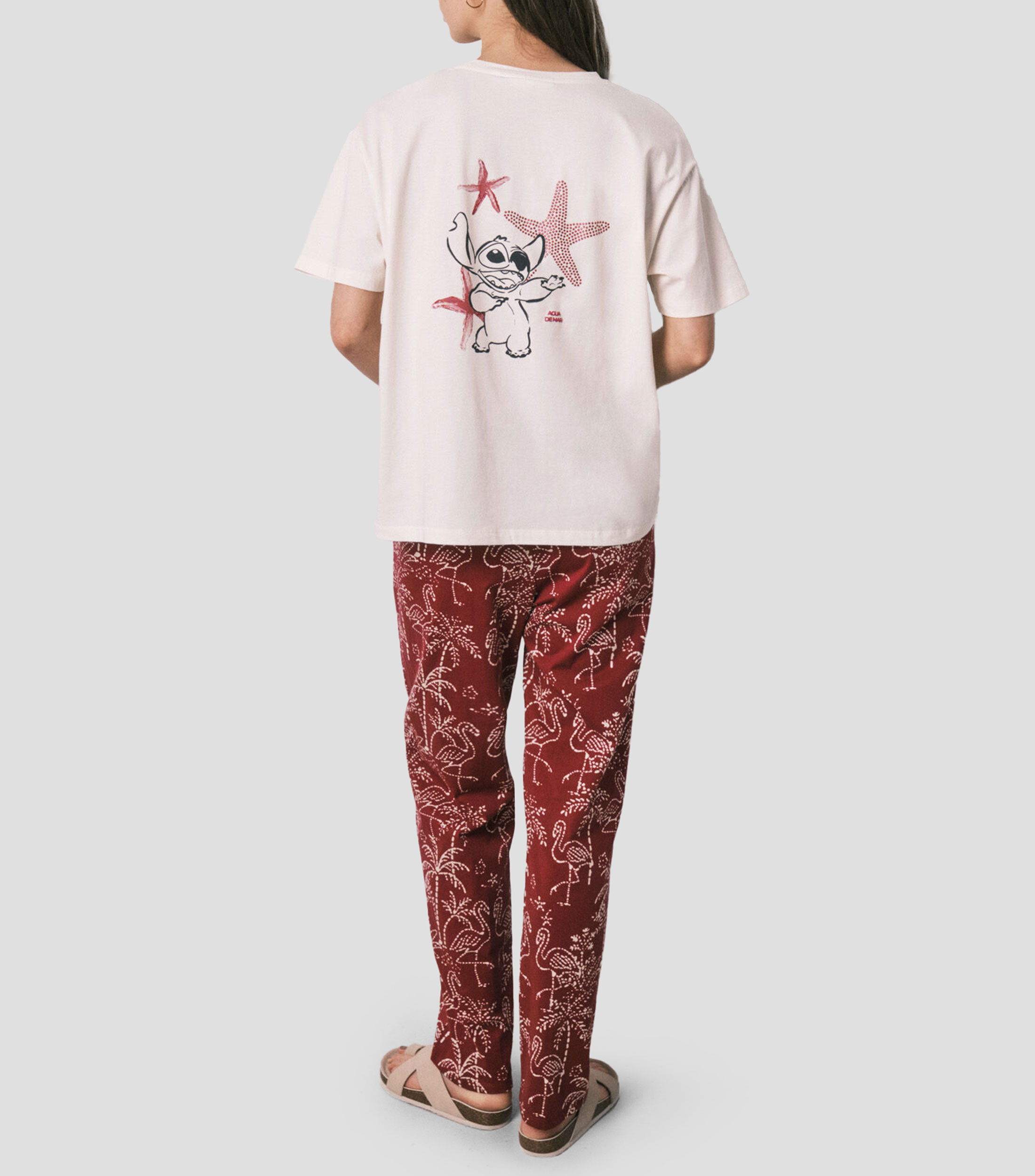 Pijama 2 Piezas estampada Mujer