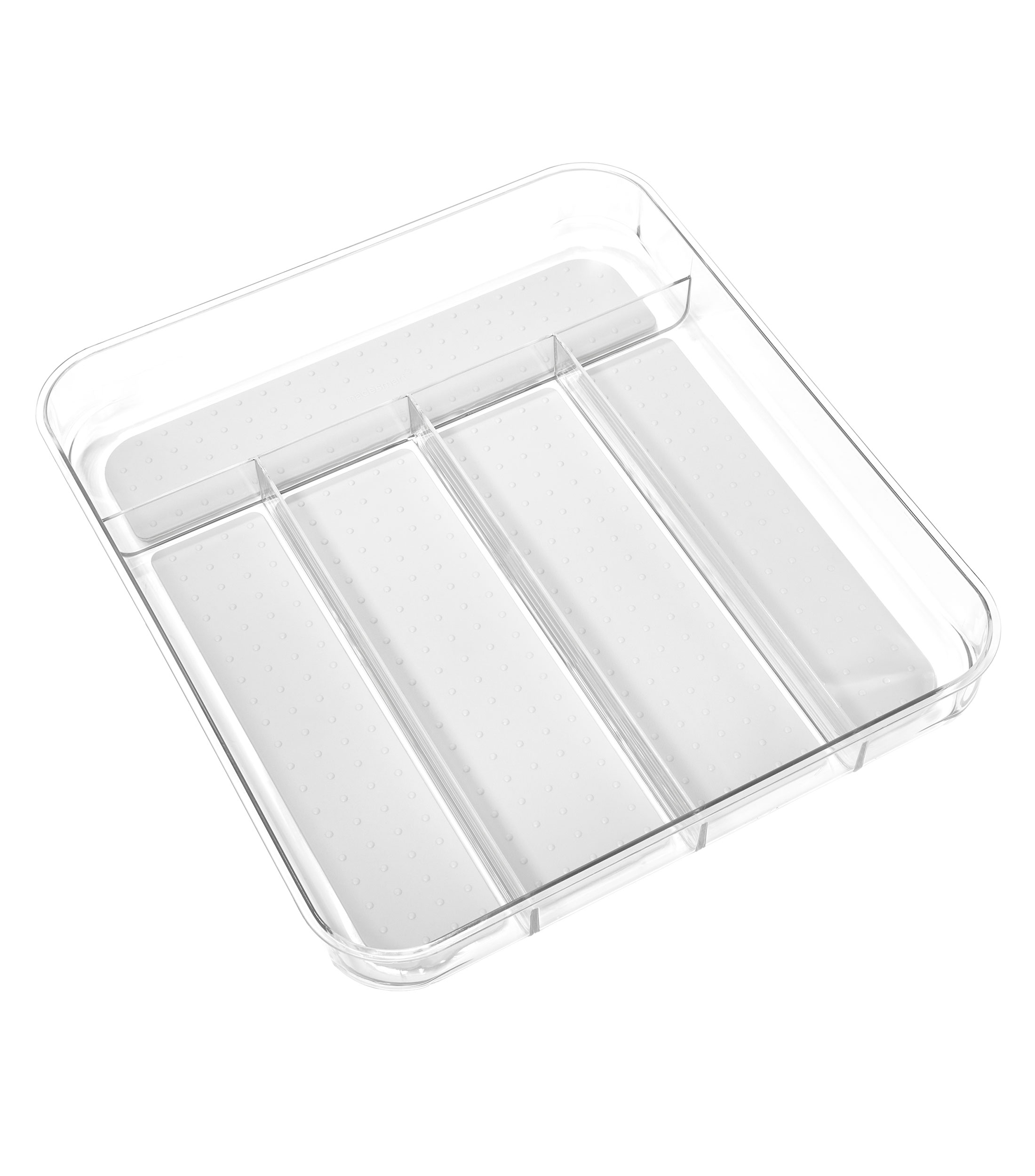 Organizador de cubiertos transparente