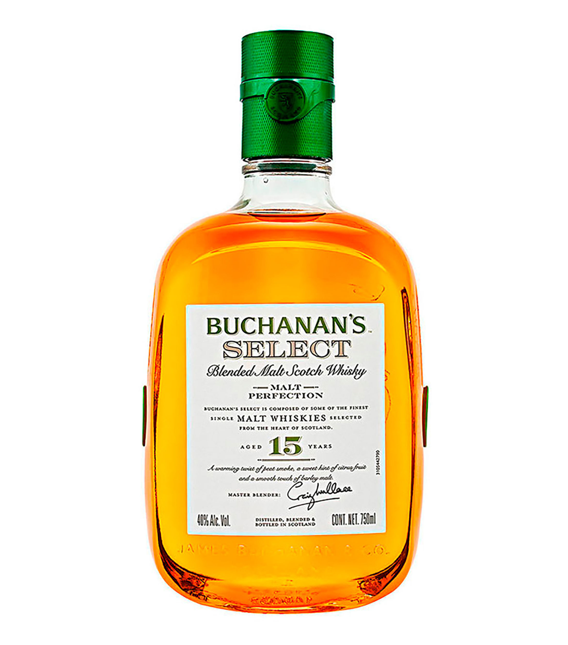 Buchanan's Whisky Select 15 Años Blended Malt, 750 ml El Palacio de Hierro