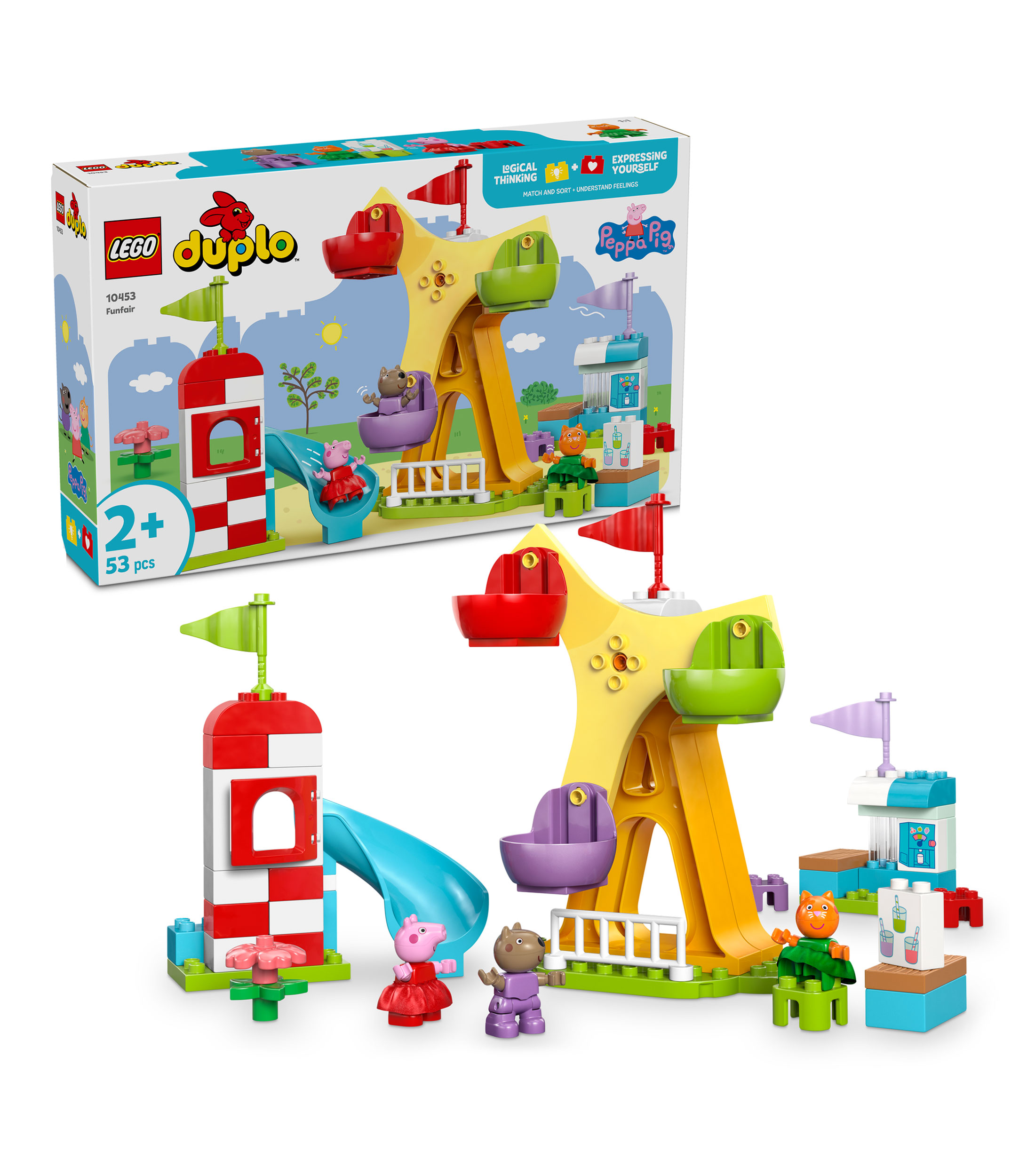 Lego Duplo Peppa Pig Feria Parque de Diversiones 10453