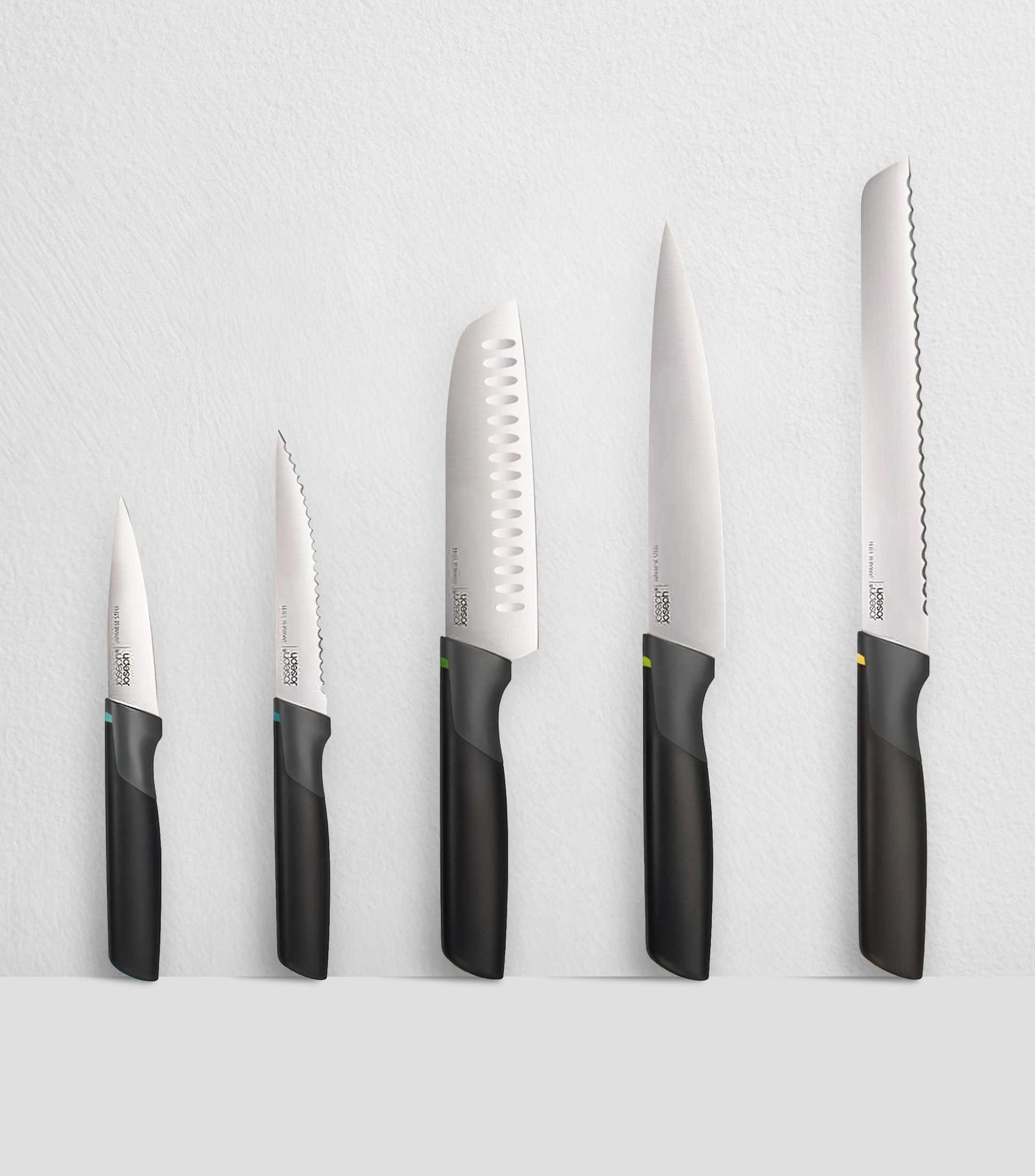 Set de cuchillos 5 piezas en acero inoxidable