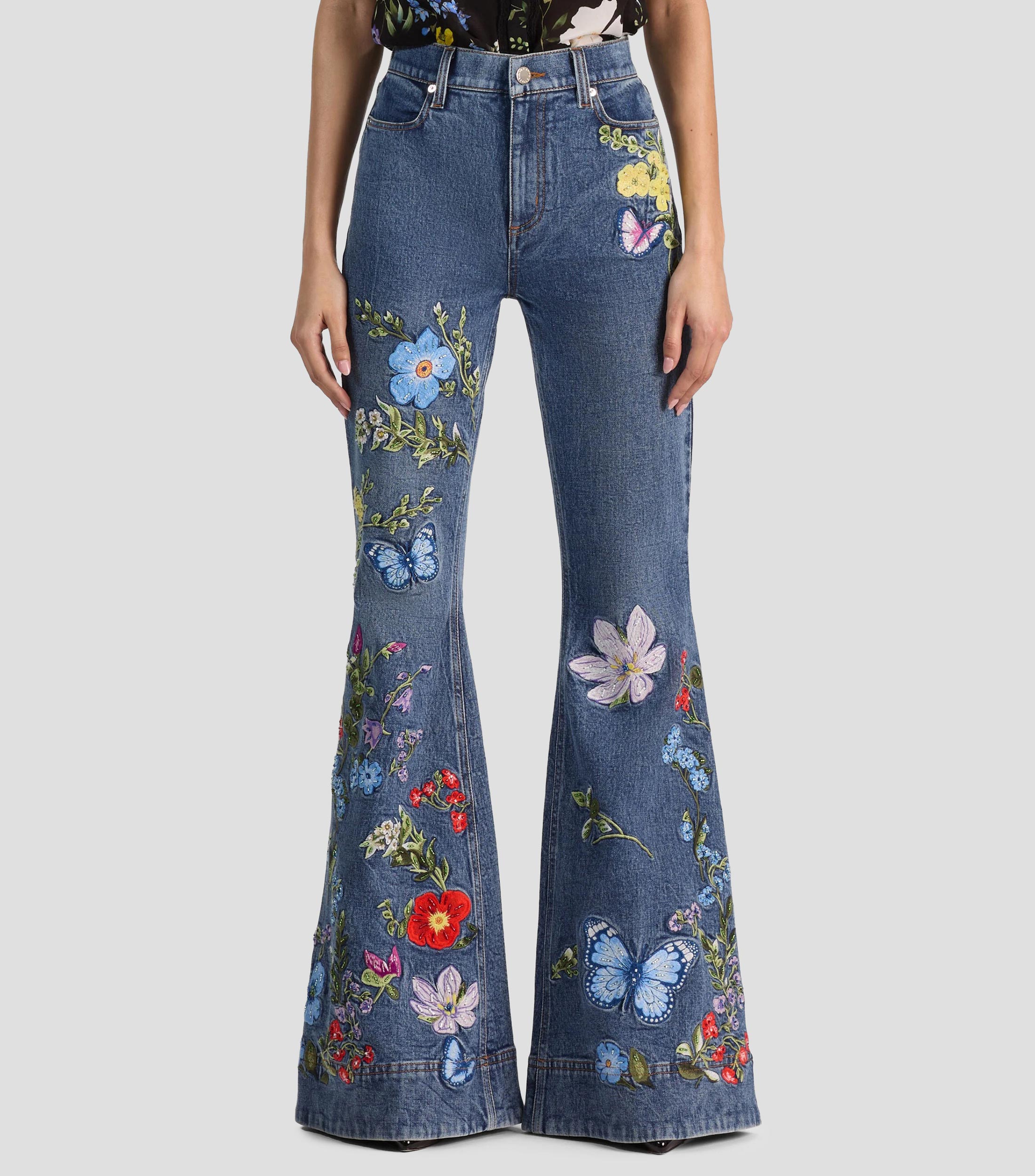 Jeans acampanado Mujer