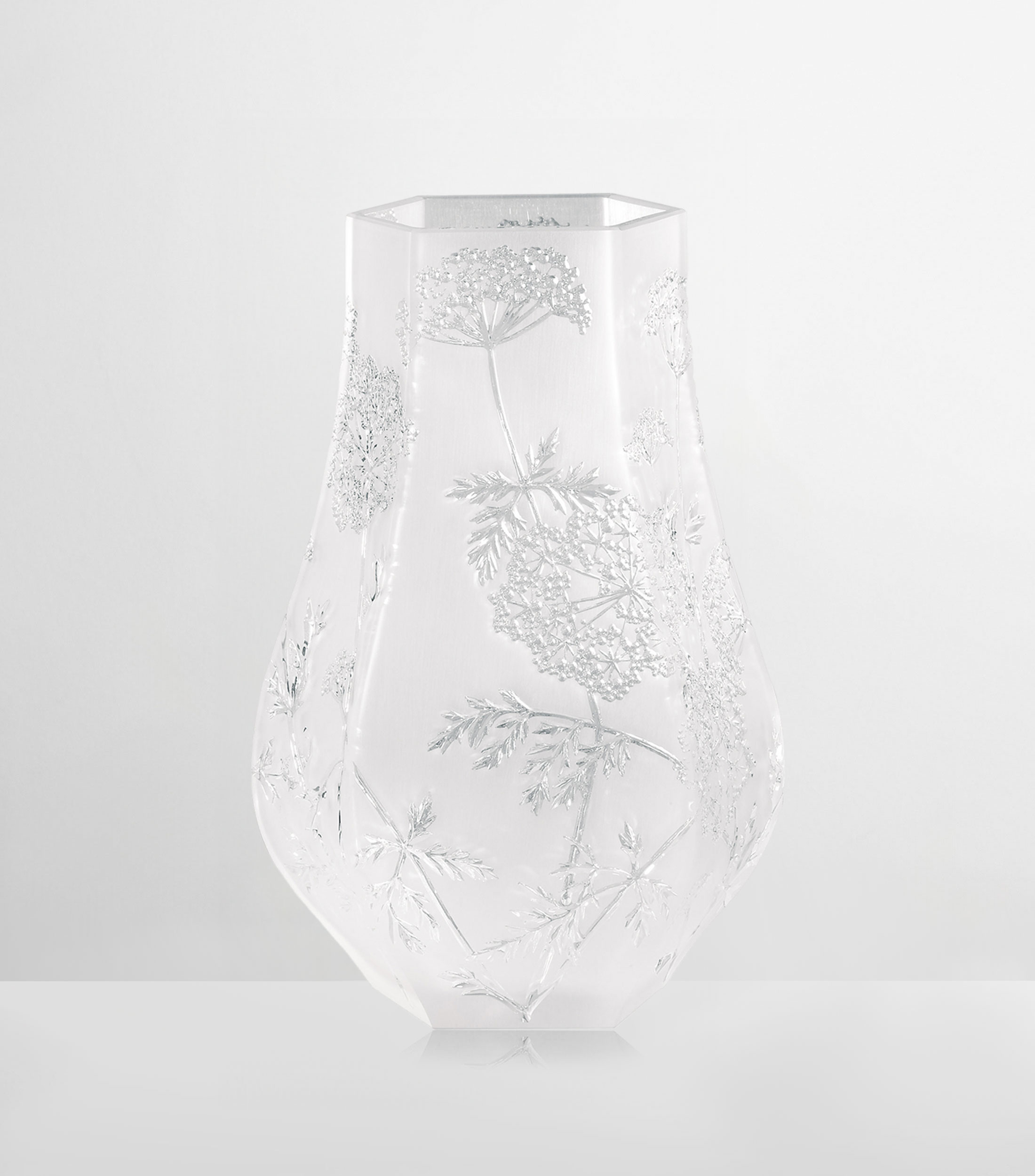 Jarrón Ombelles en cristal