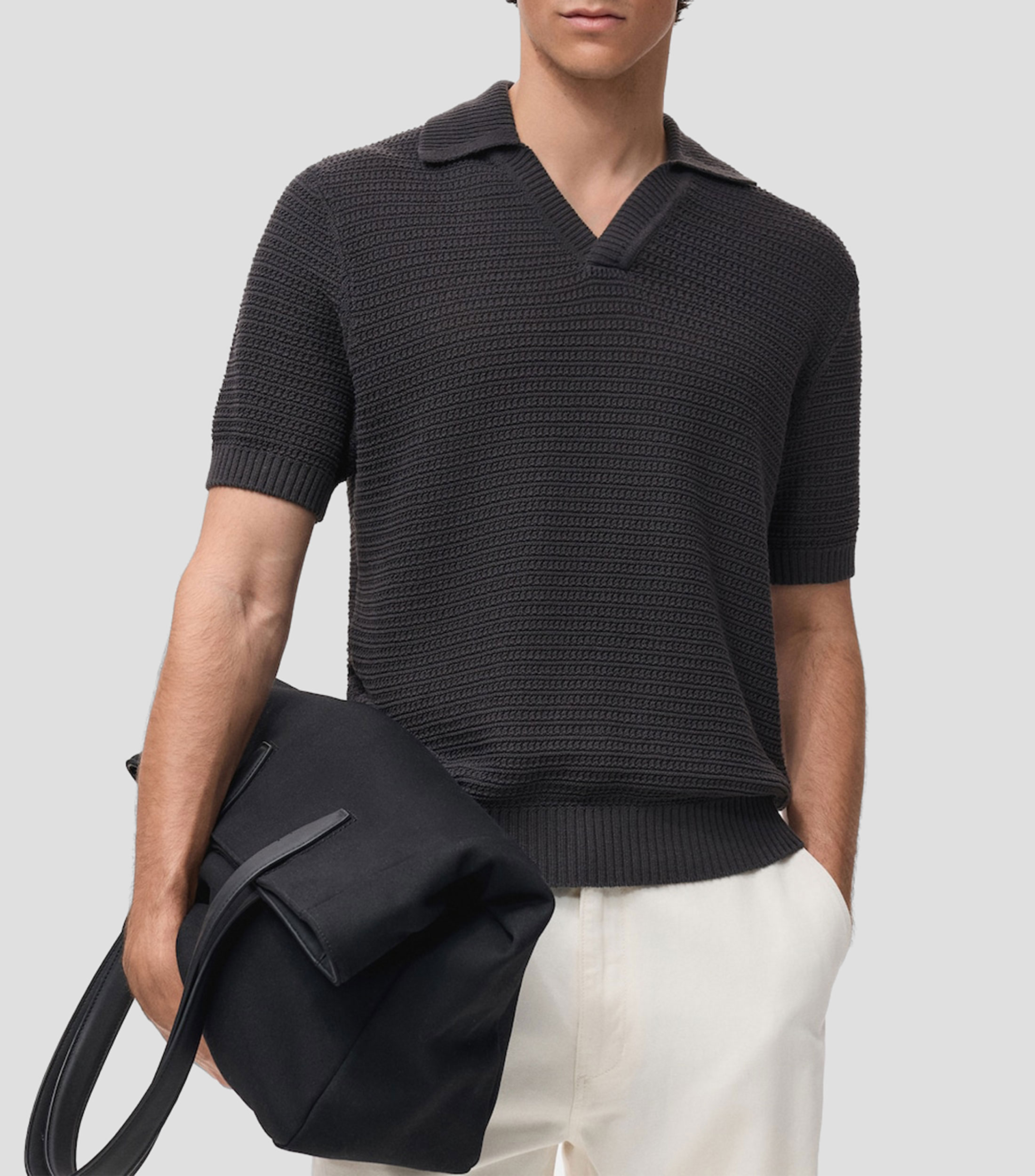 Playera tipo polo manga corta Hombre