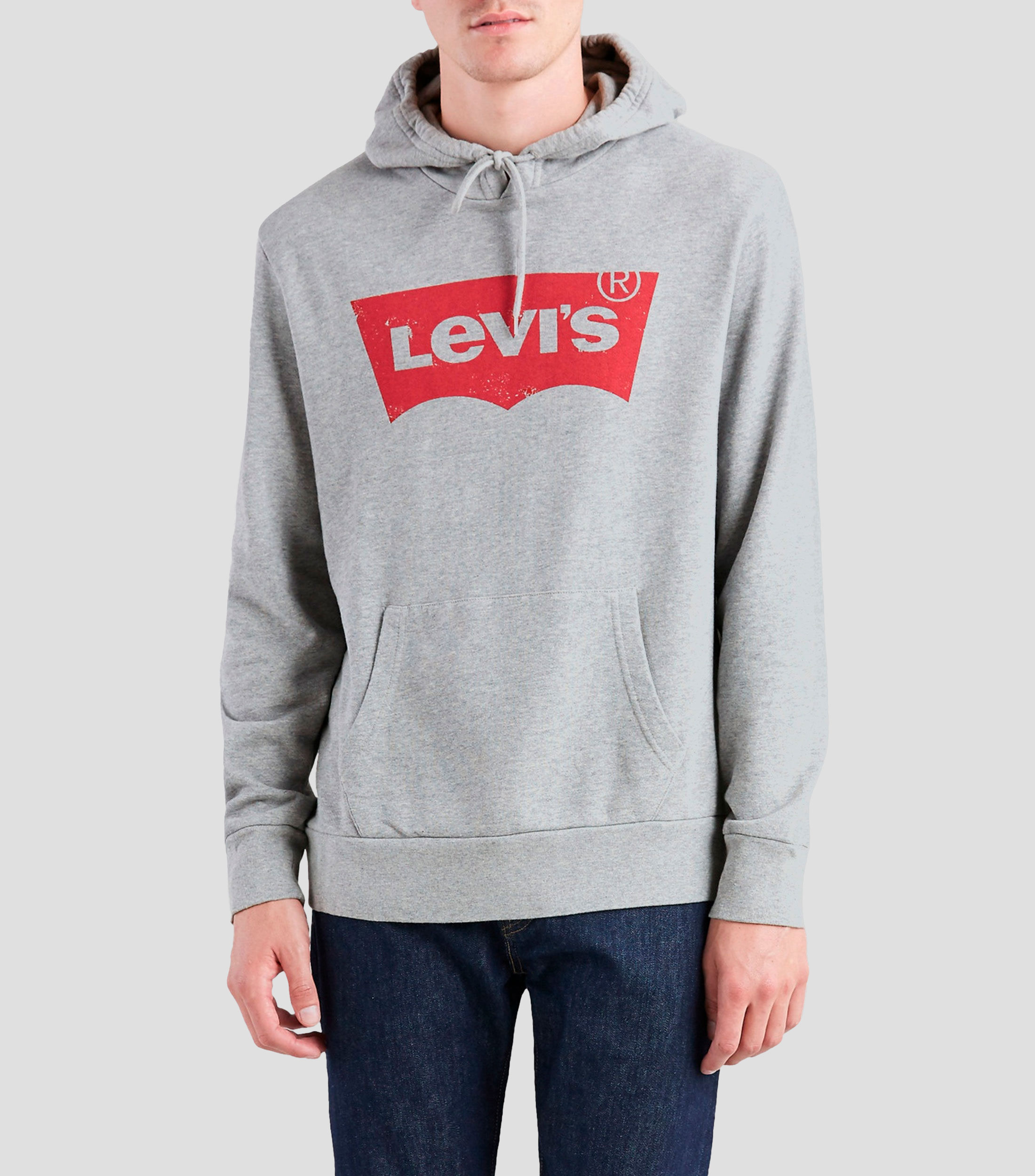 Sudadera estampada con capucha Hombre