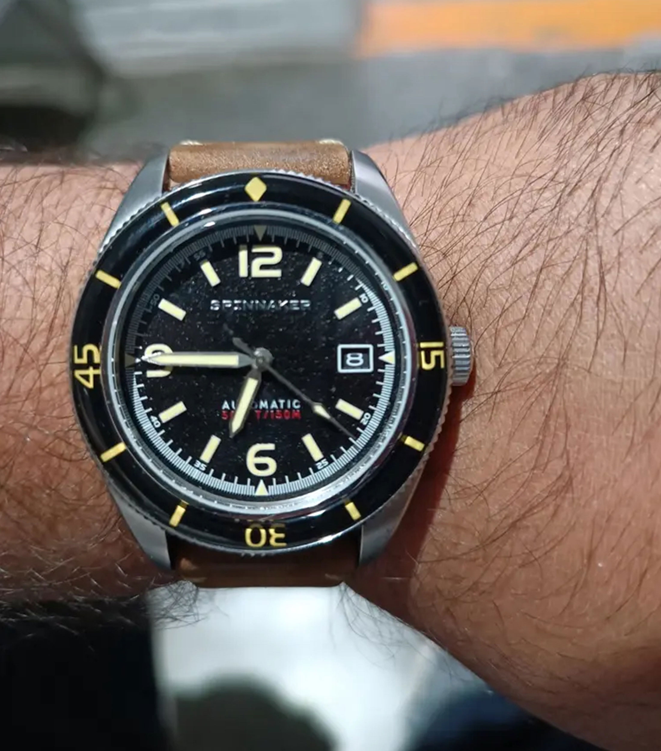Reloj para Hombre Fleuss Lumber casual plateado, negro