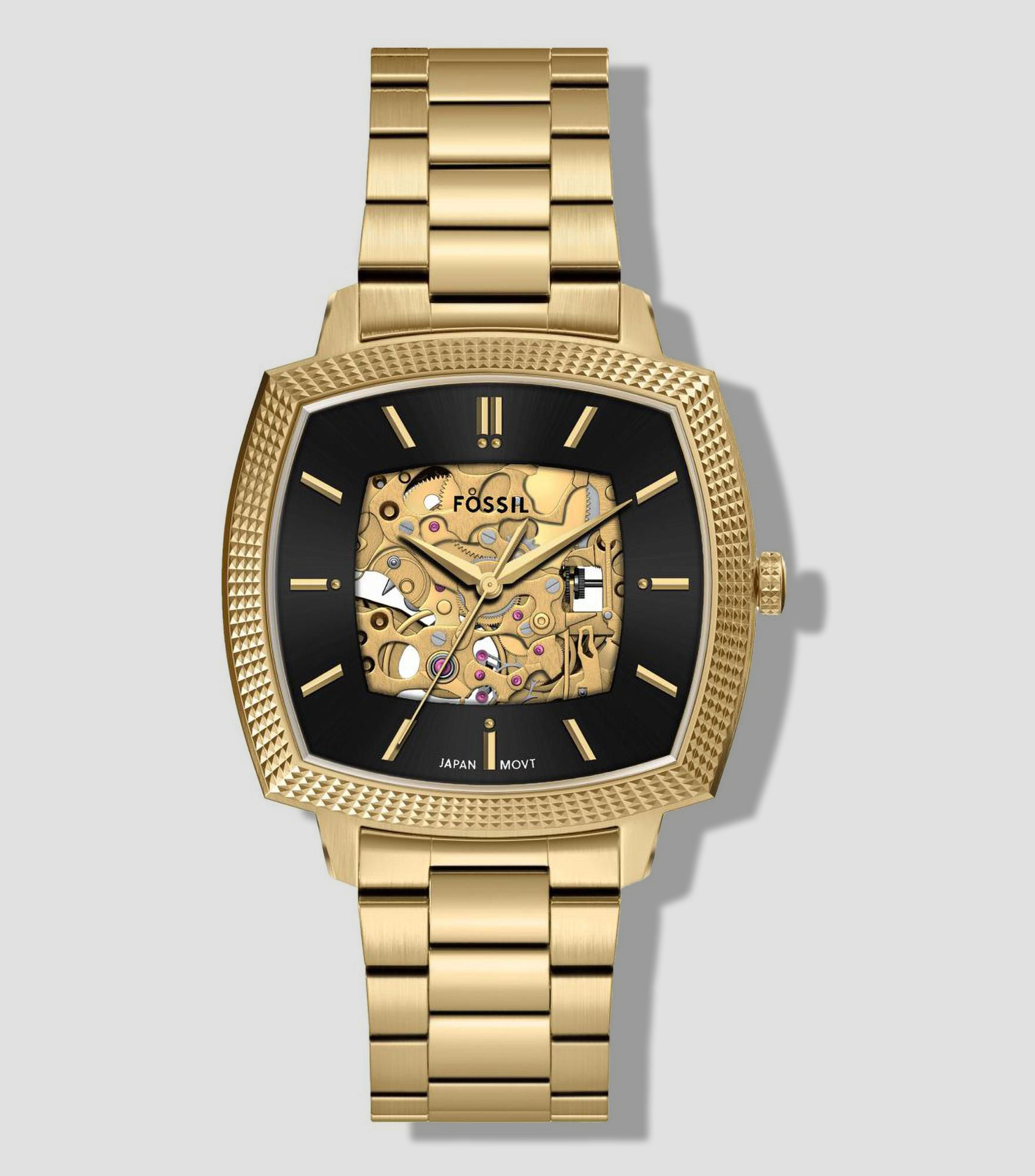 Reloj Unisex Nick Jonas x Fossil Machine Luxe Dorado Negro