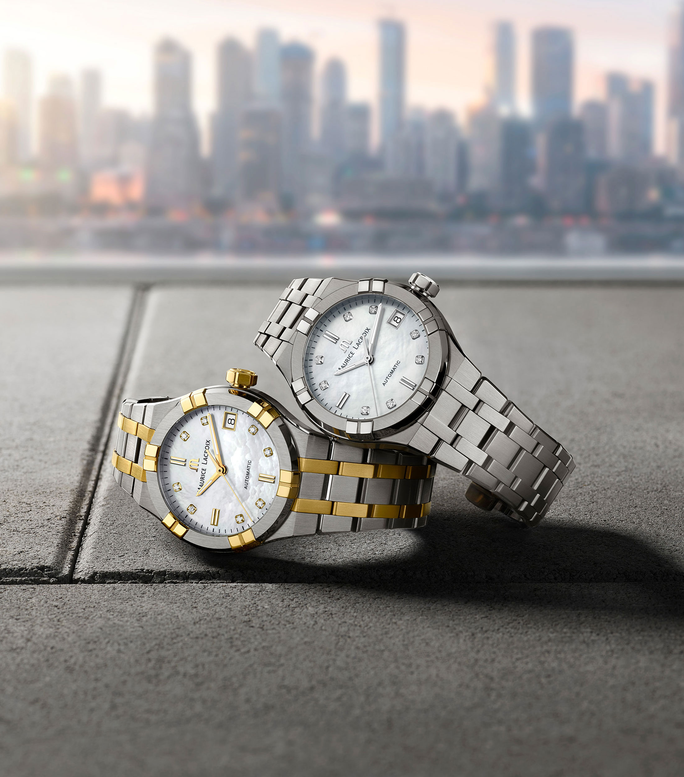 Reloj para hombre Aikon, de Vestir, Plateado