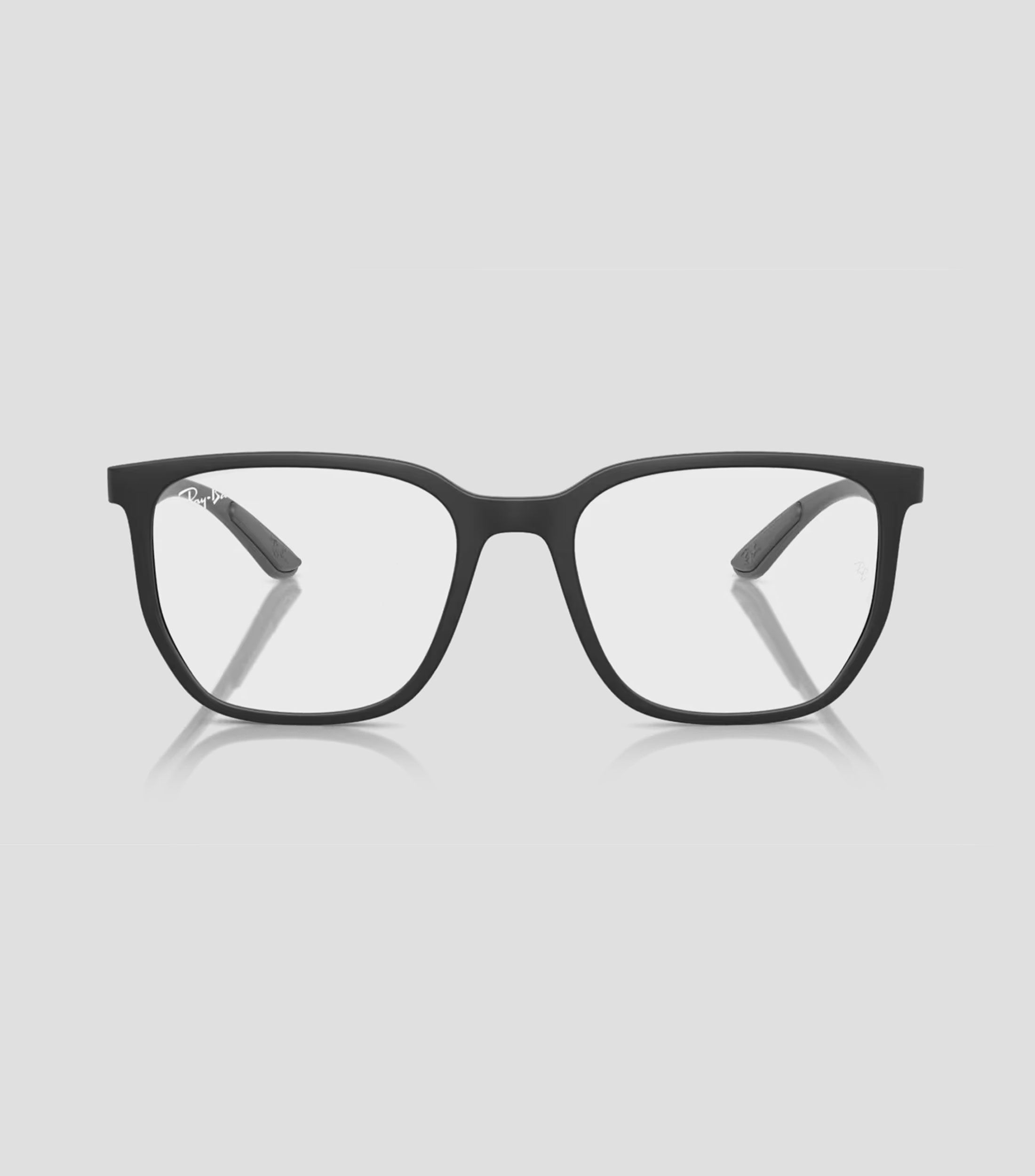 Lentes rectangulares negros Unisex