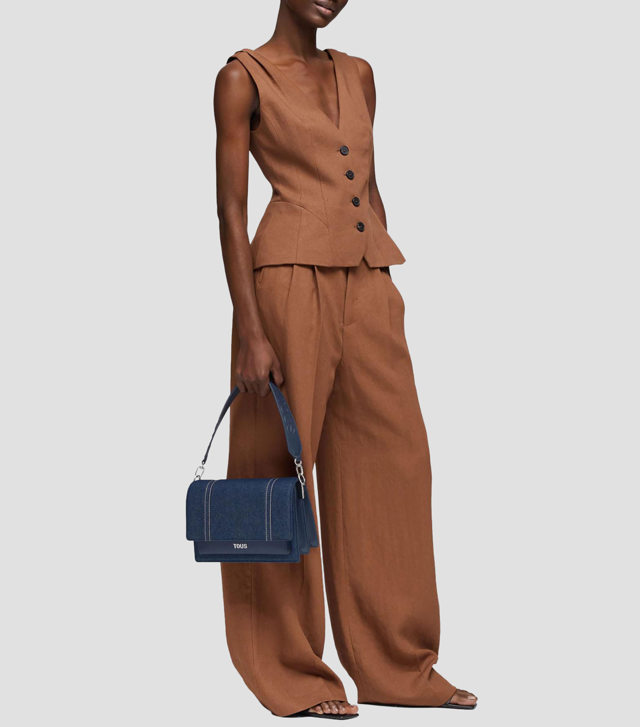 Bolsa Bandolera Audree texturizada Mujer