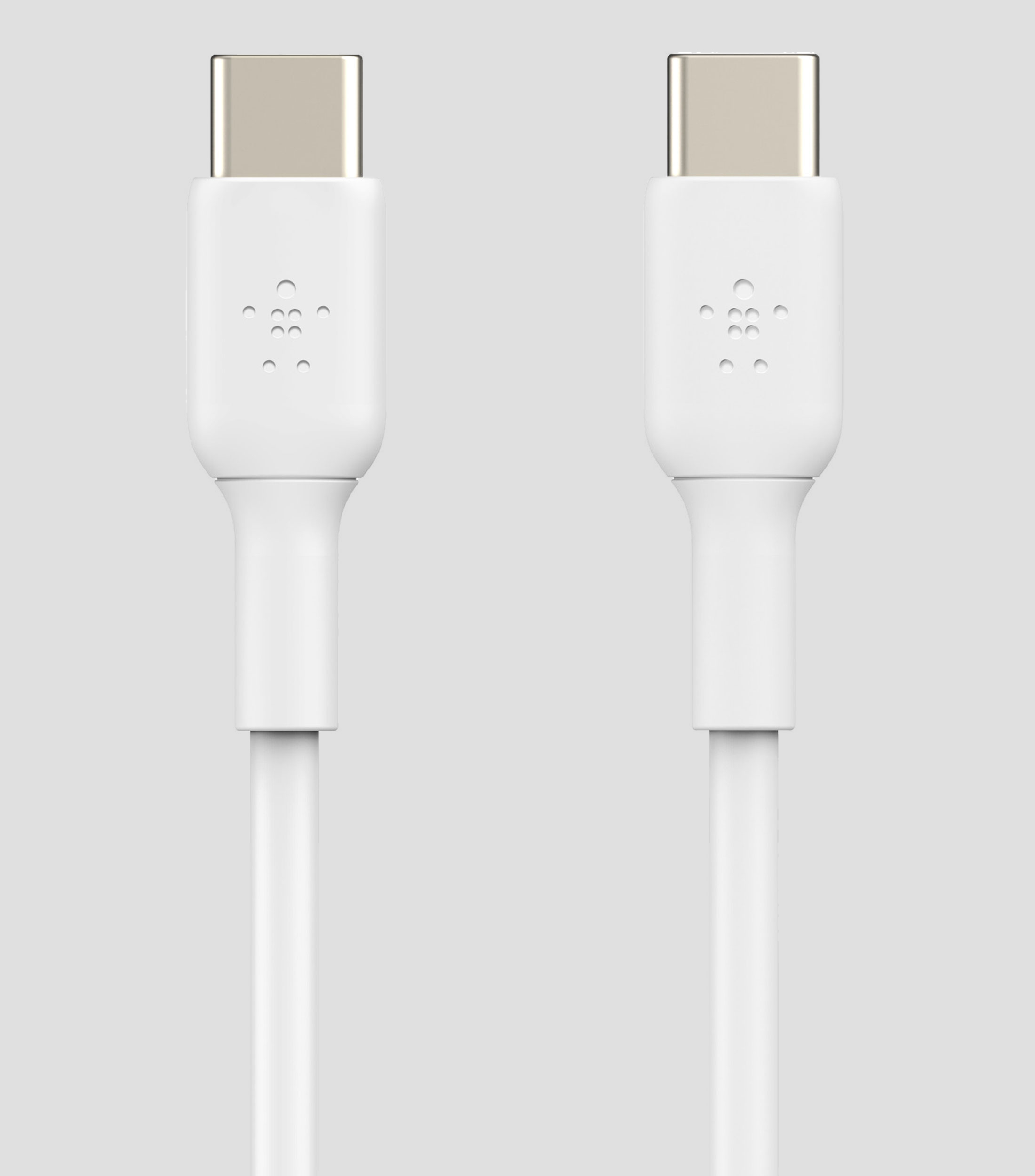 Cable de USB-C a USB-C blanco, 1m