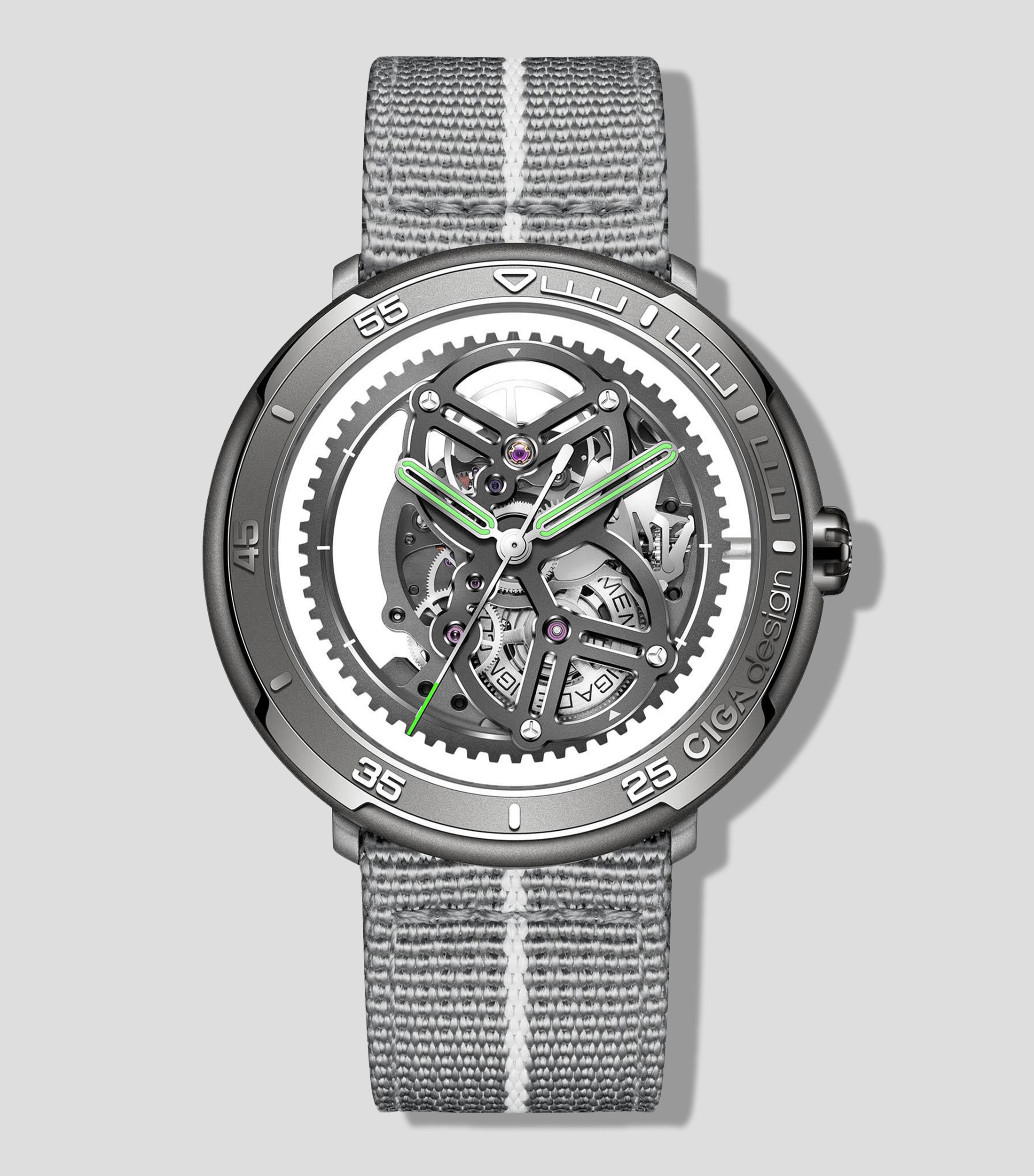 Reloj para Hombre Vector Edición Limitada Casual, plateado