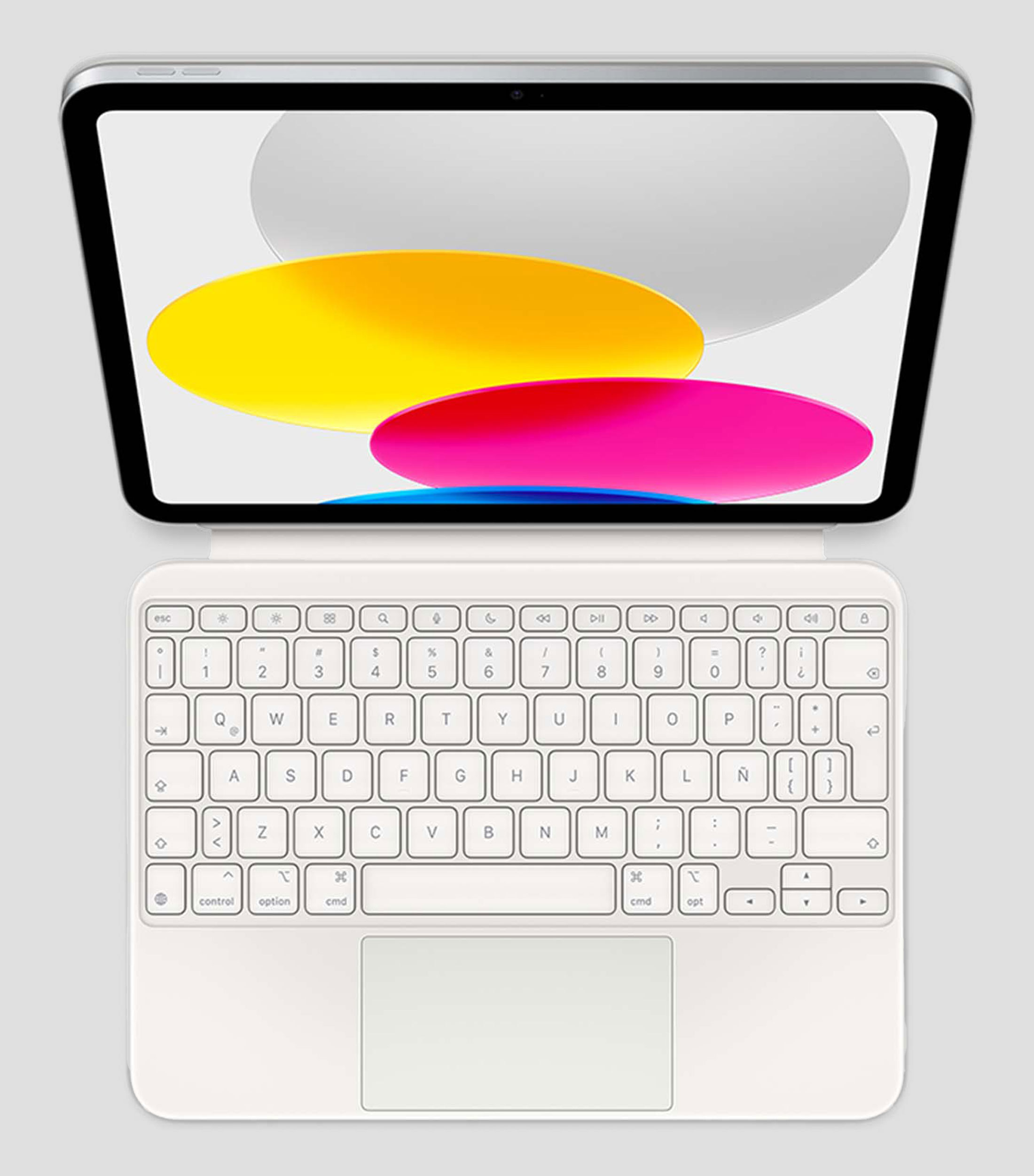 Magic Keyboard Folio iPad Decima Generacion Blanco