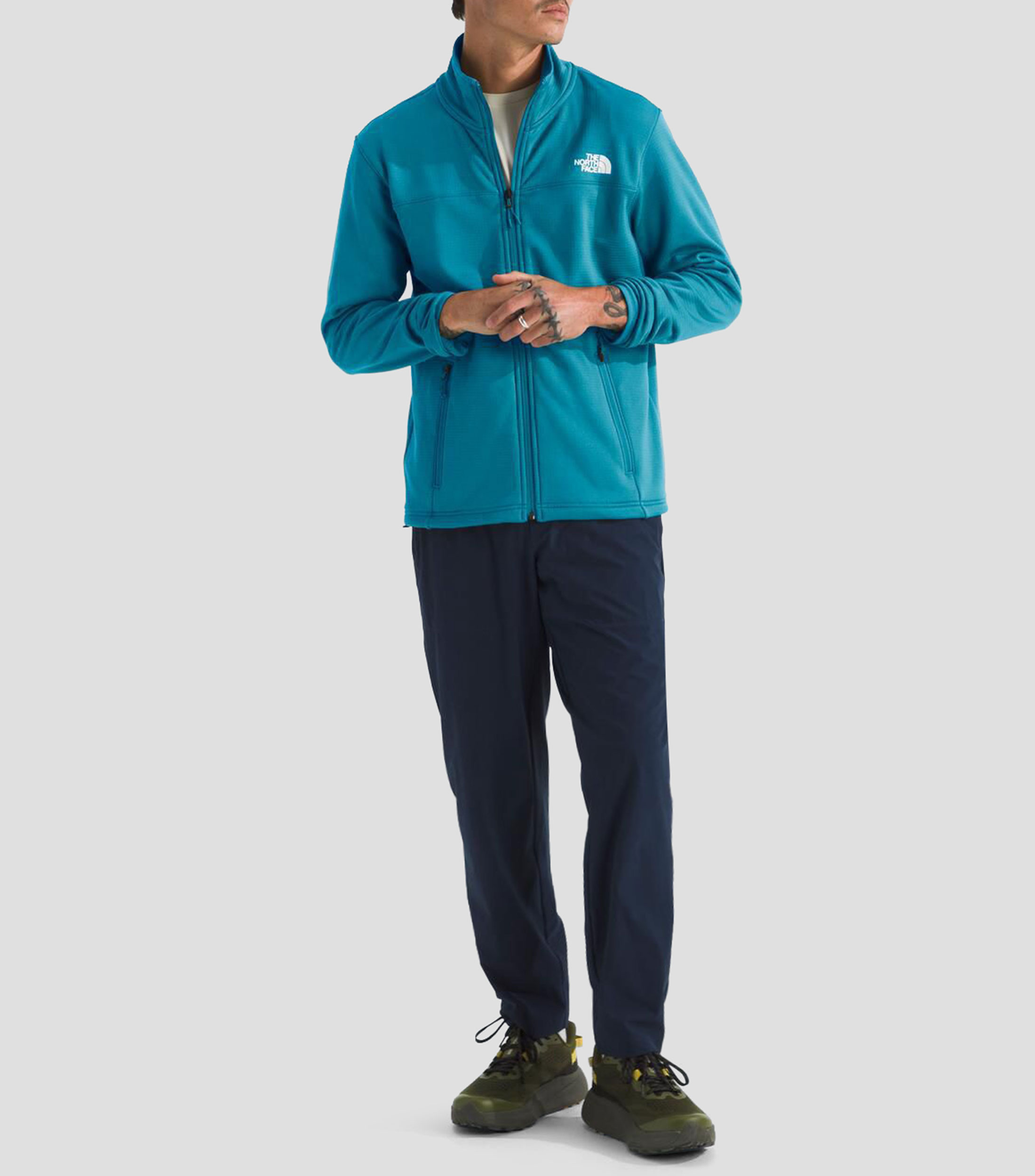 Chamarra Cedar Trail Grid FZ Hombre