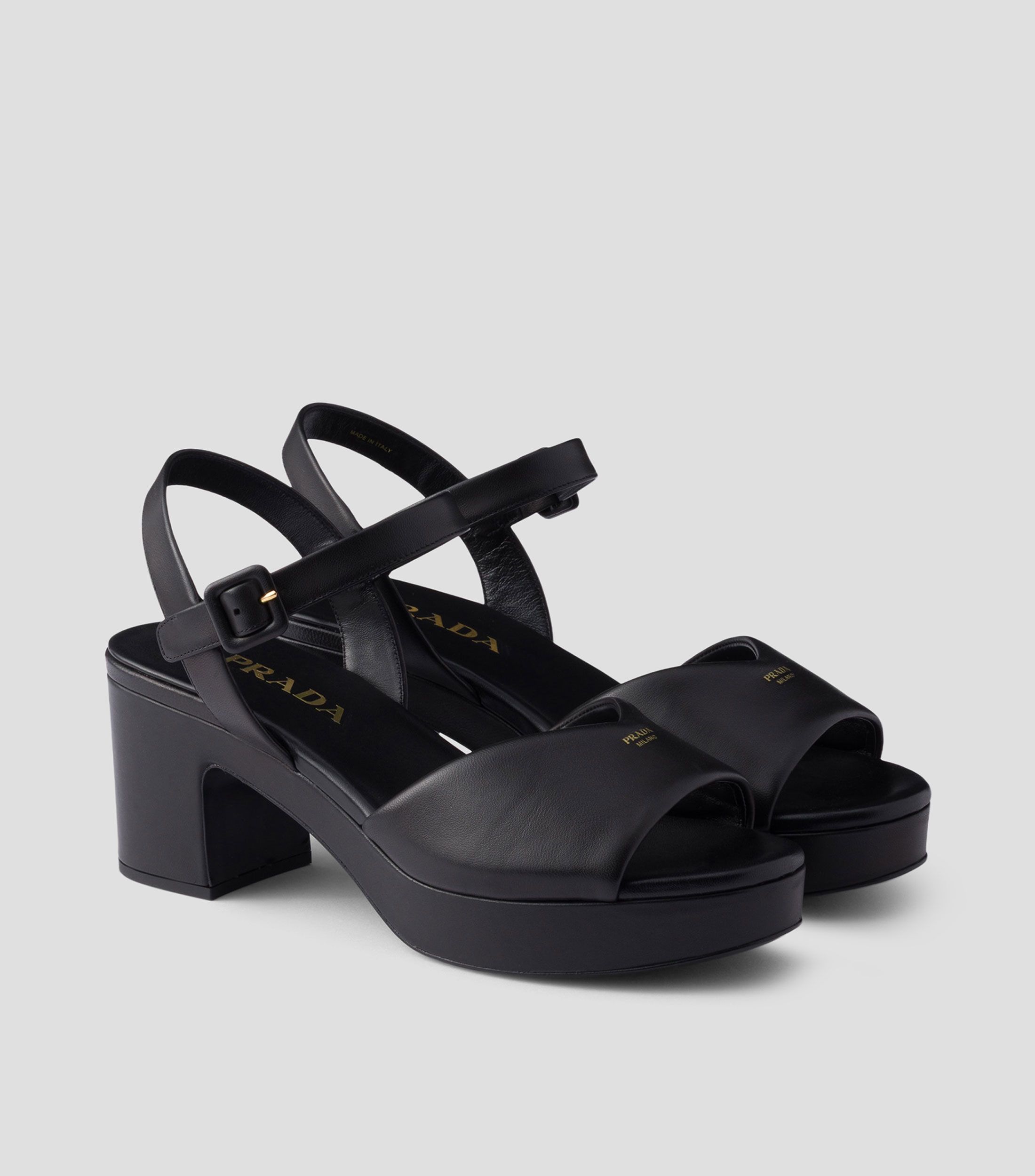 Sandalias con Tacón Ancho Mujer