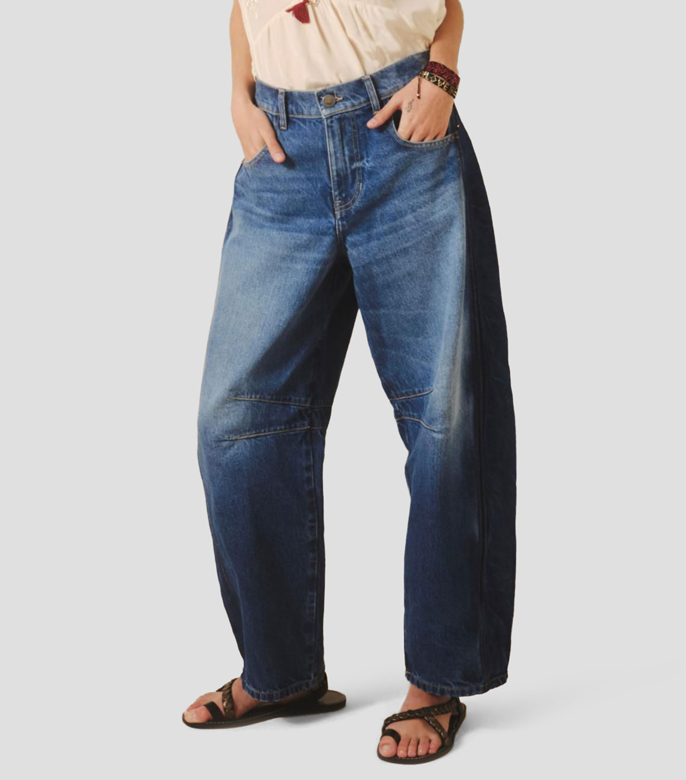 Jeans amplio Mujer