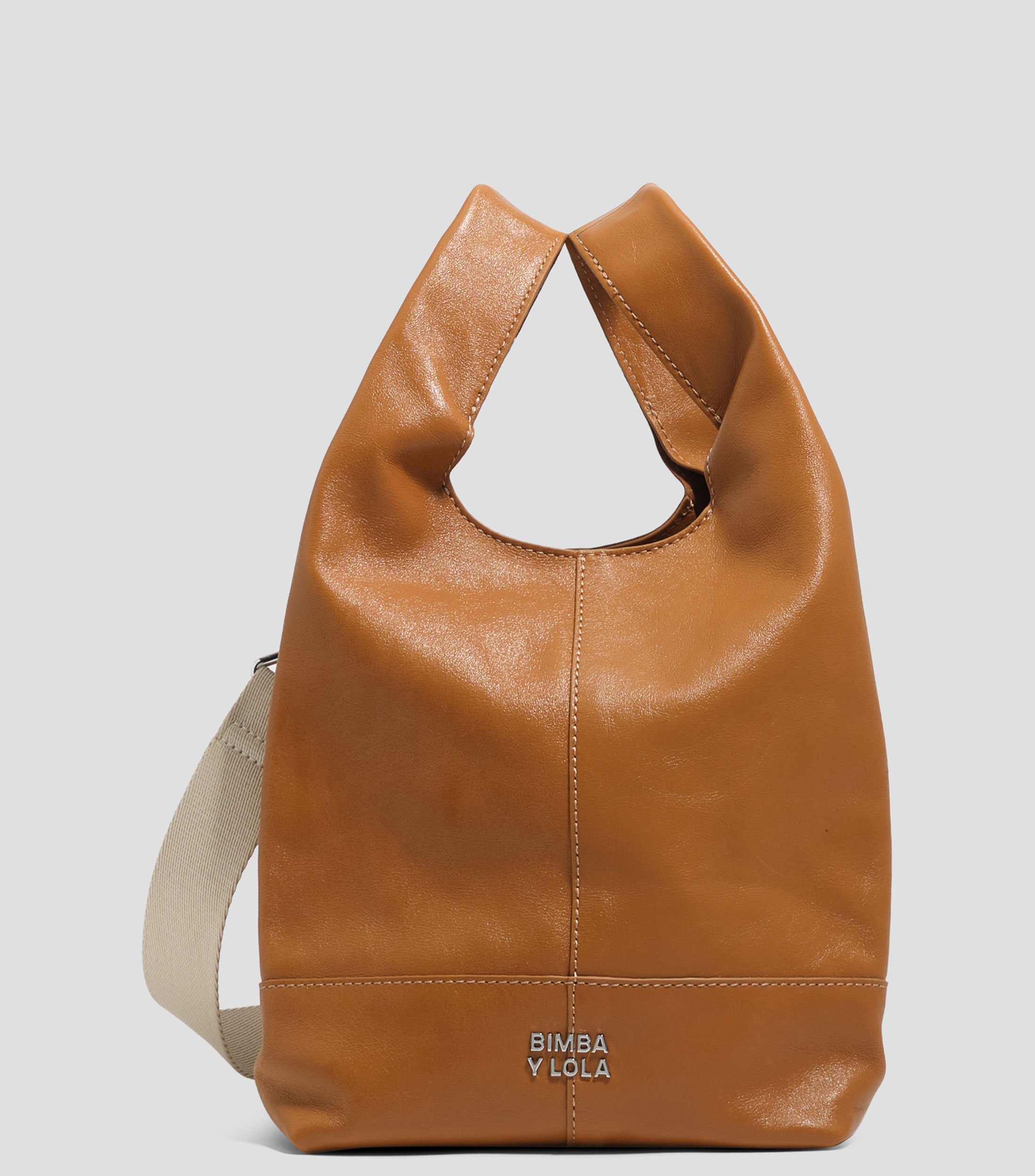 Bolsa Paper mediano piel tofe Mujer