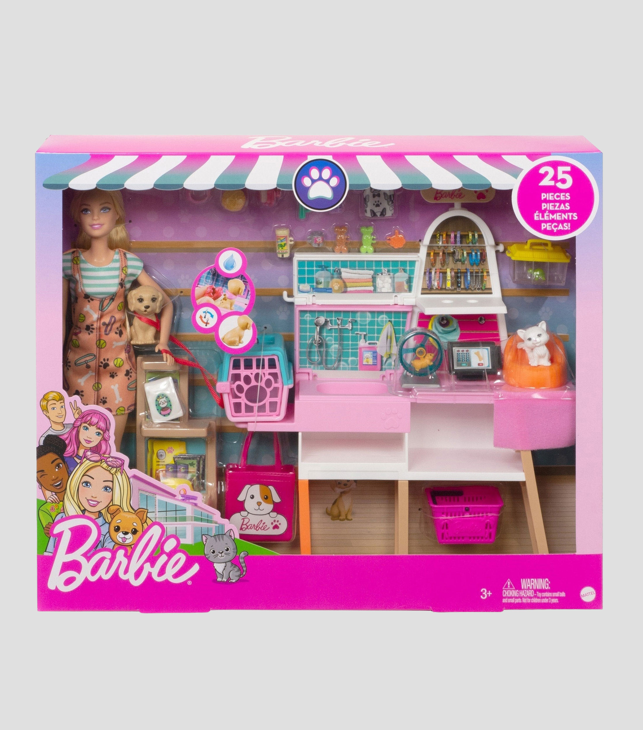 Barbie Set de Tienda para Mascotas