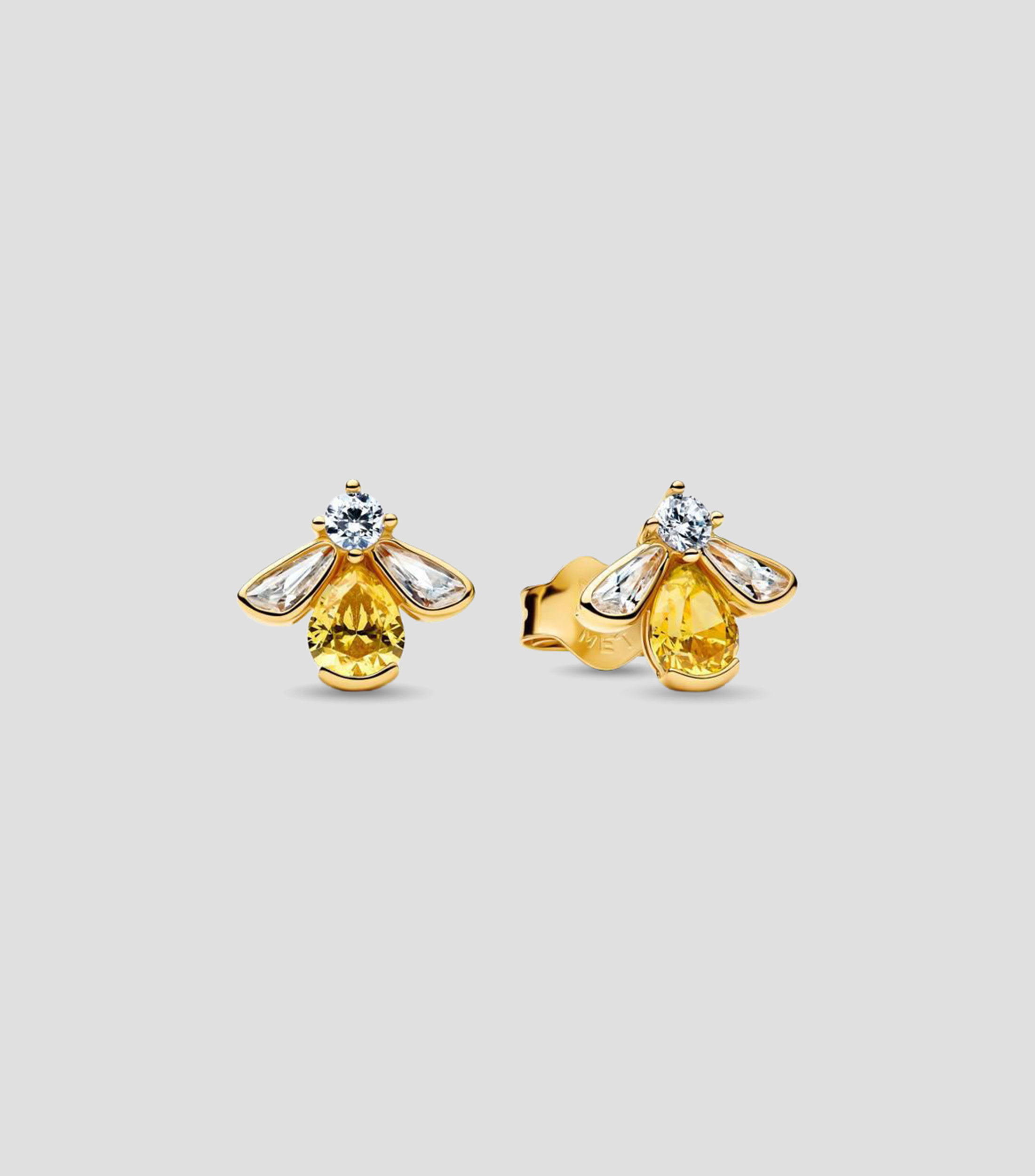 Aretes en plata Abeja Mujer