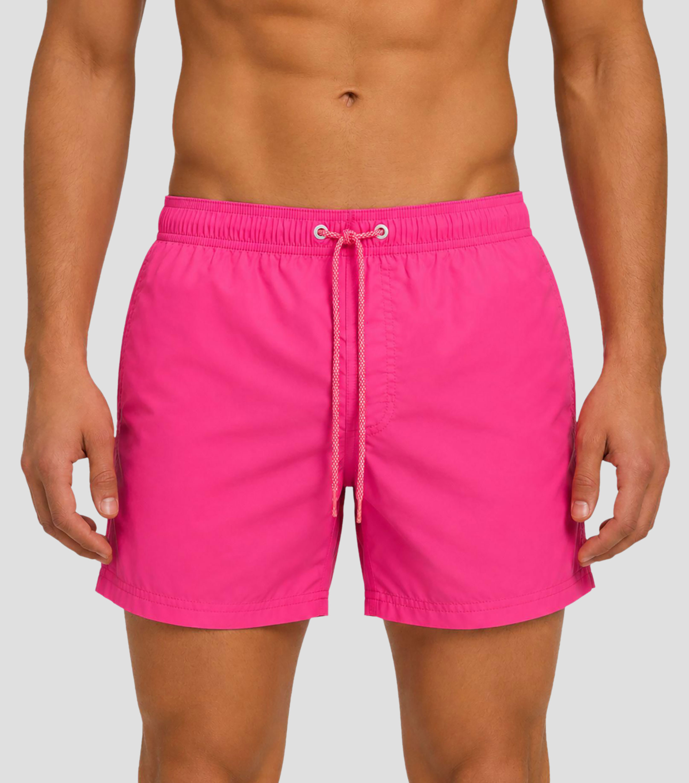 Traje de Baño corto Crinkled liso Hombre
