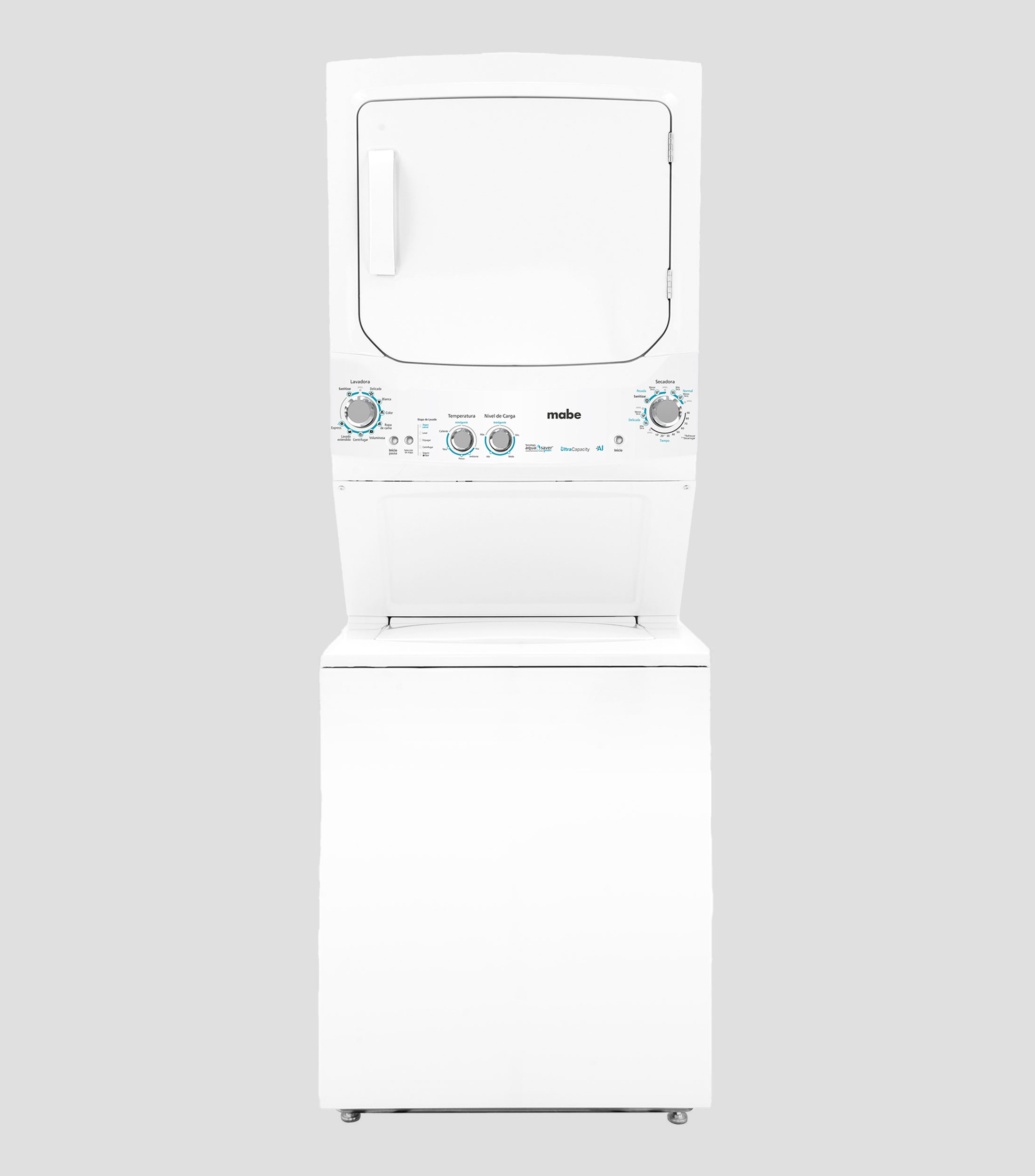 Centro de Lavado Electrico de Carga Superior 24 Kg Blanco