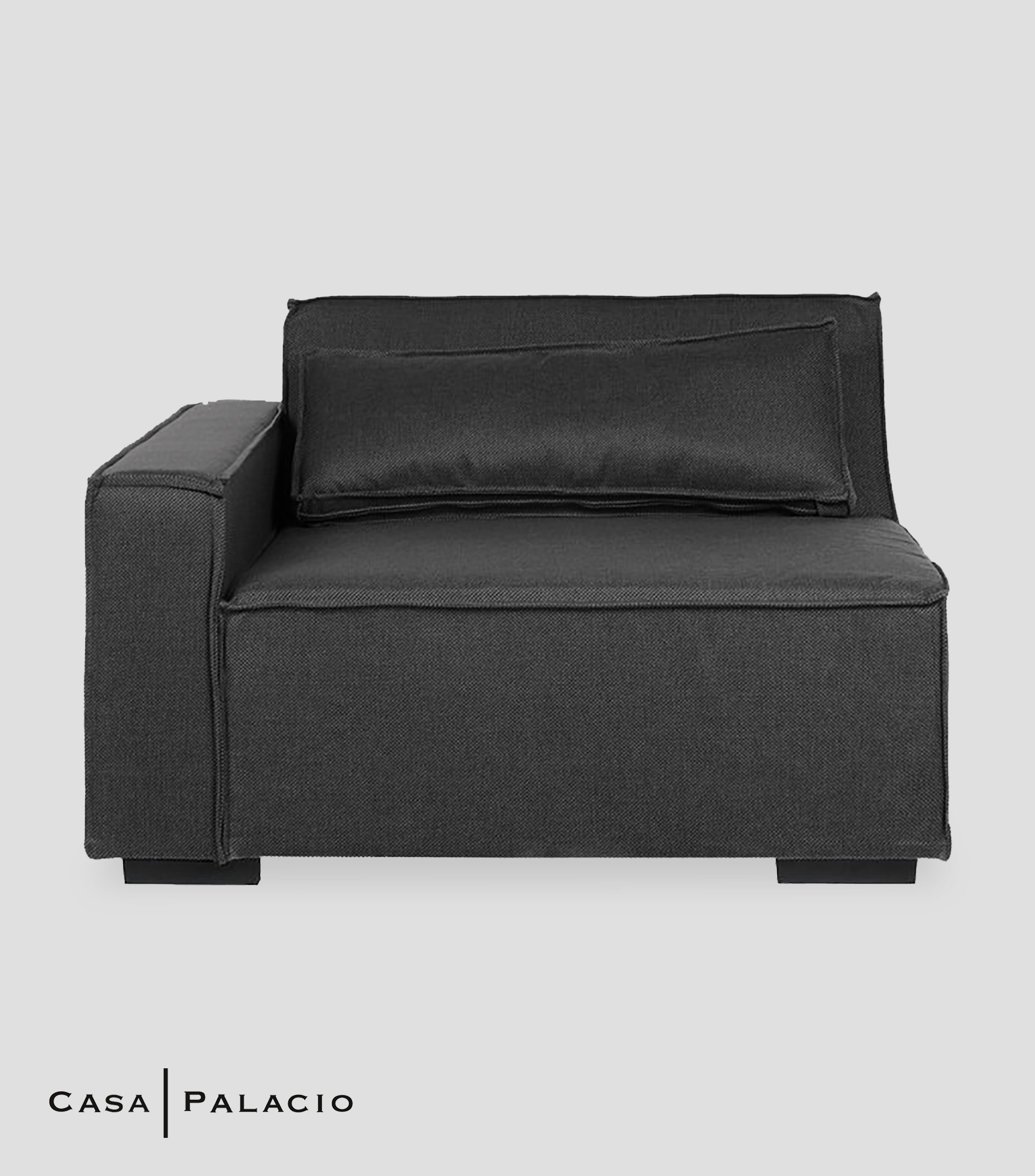 Sillon Izquierdo Sole Gris Oxford