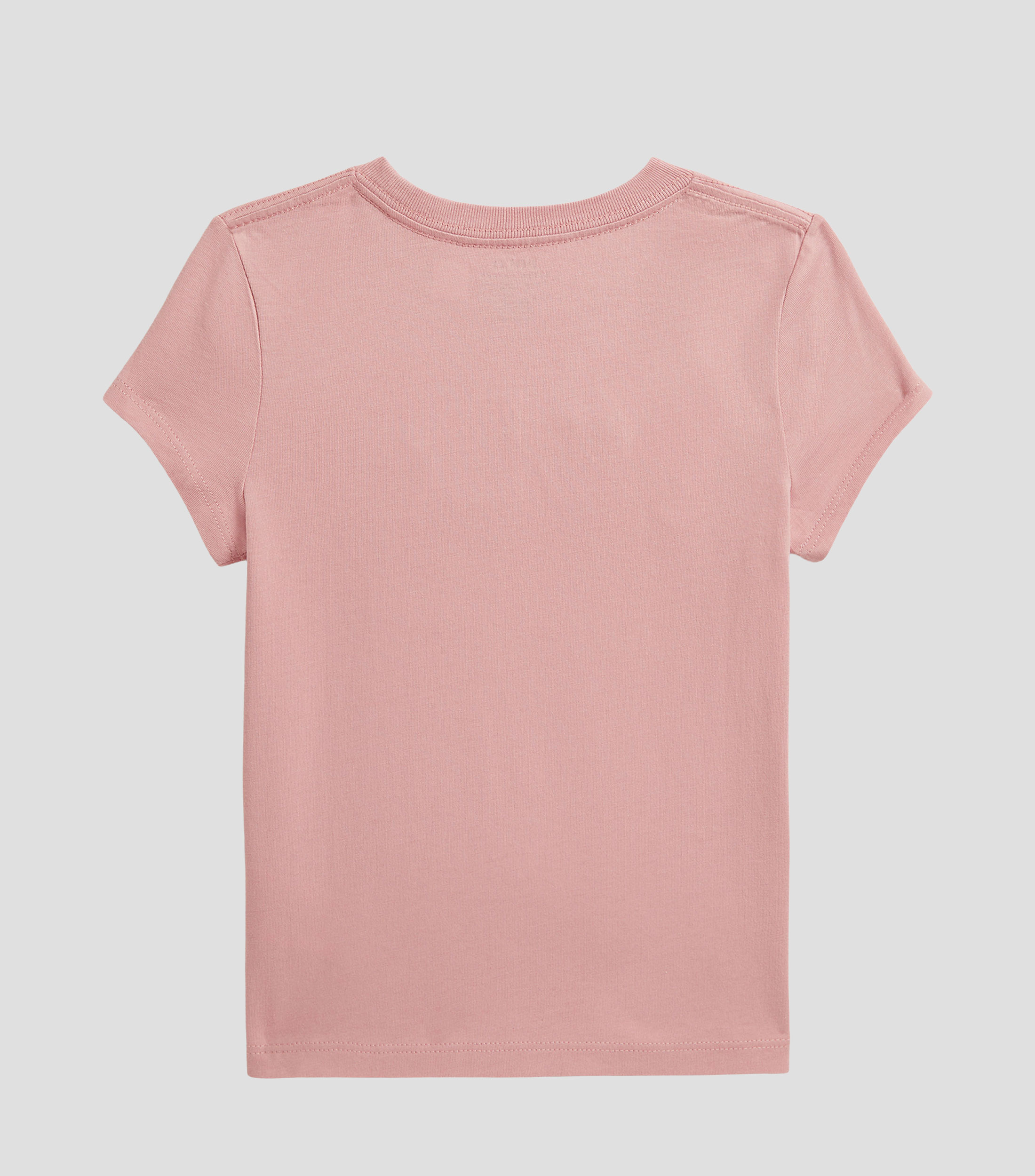 Playera cuello redondo manga corta estampada Niña