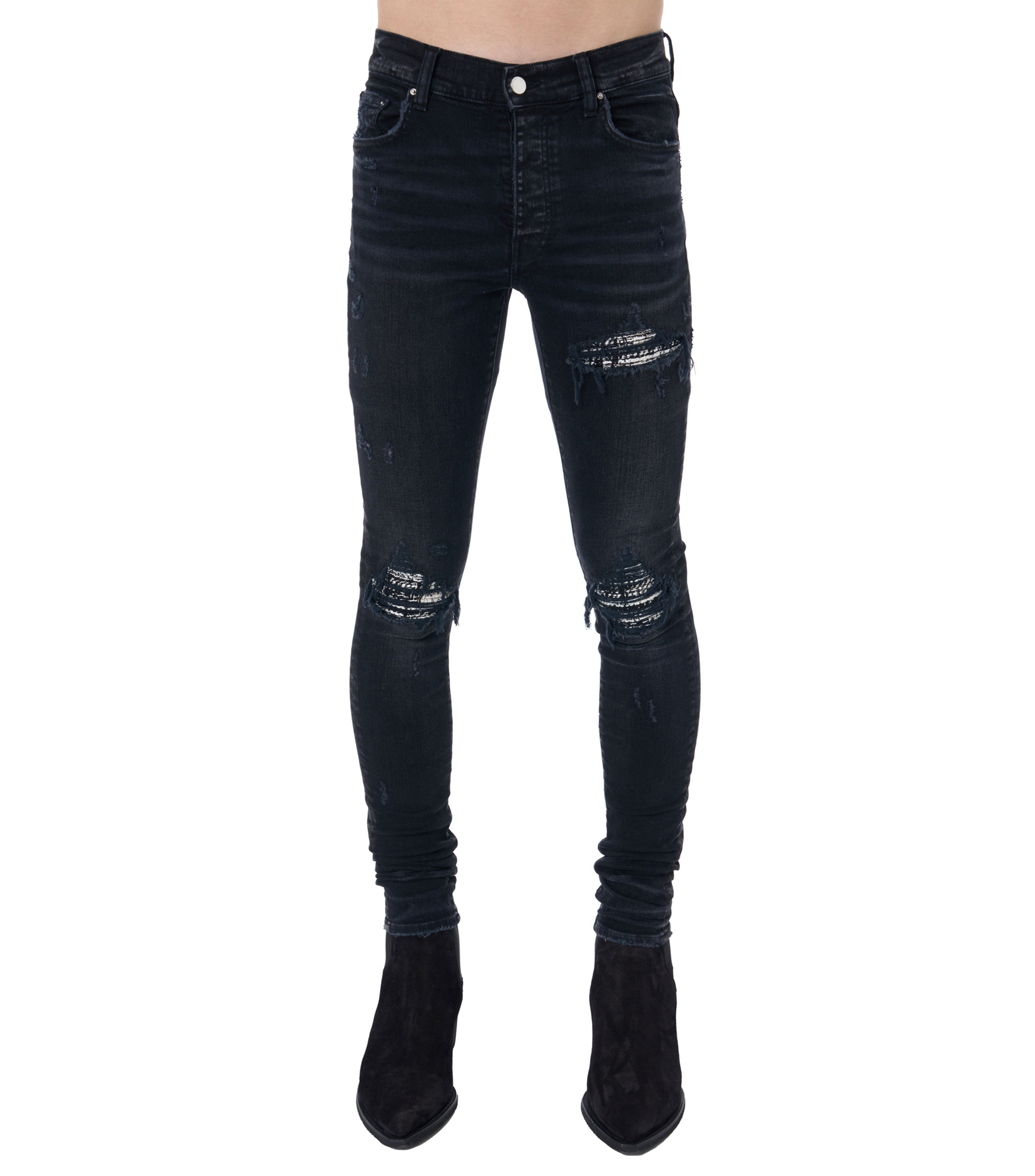 Jeans AMIRI Pour Homme Taille W36 (IT 52) Coupe Tapered - Noir Neuf Avec étiquettes