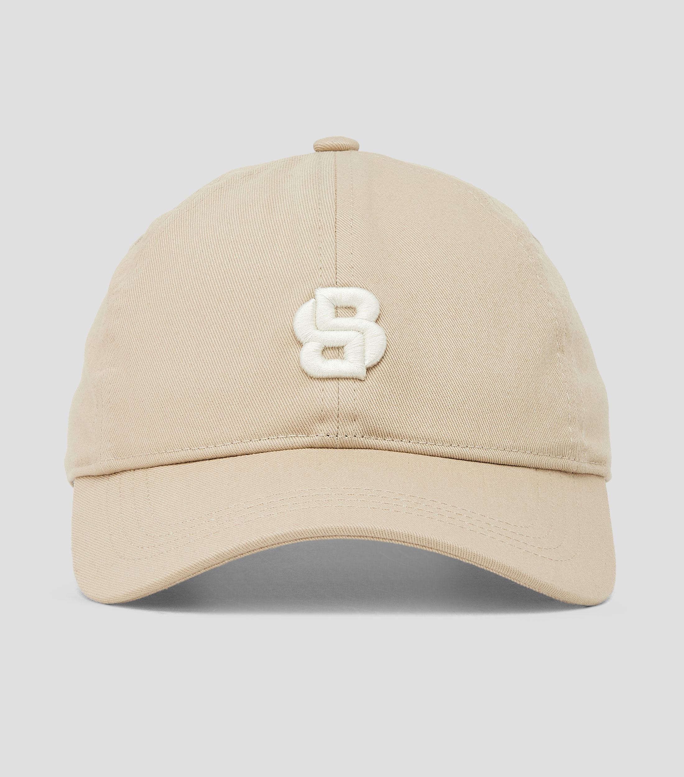 Gorra de algodón con monograma Double B bordado Mujer