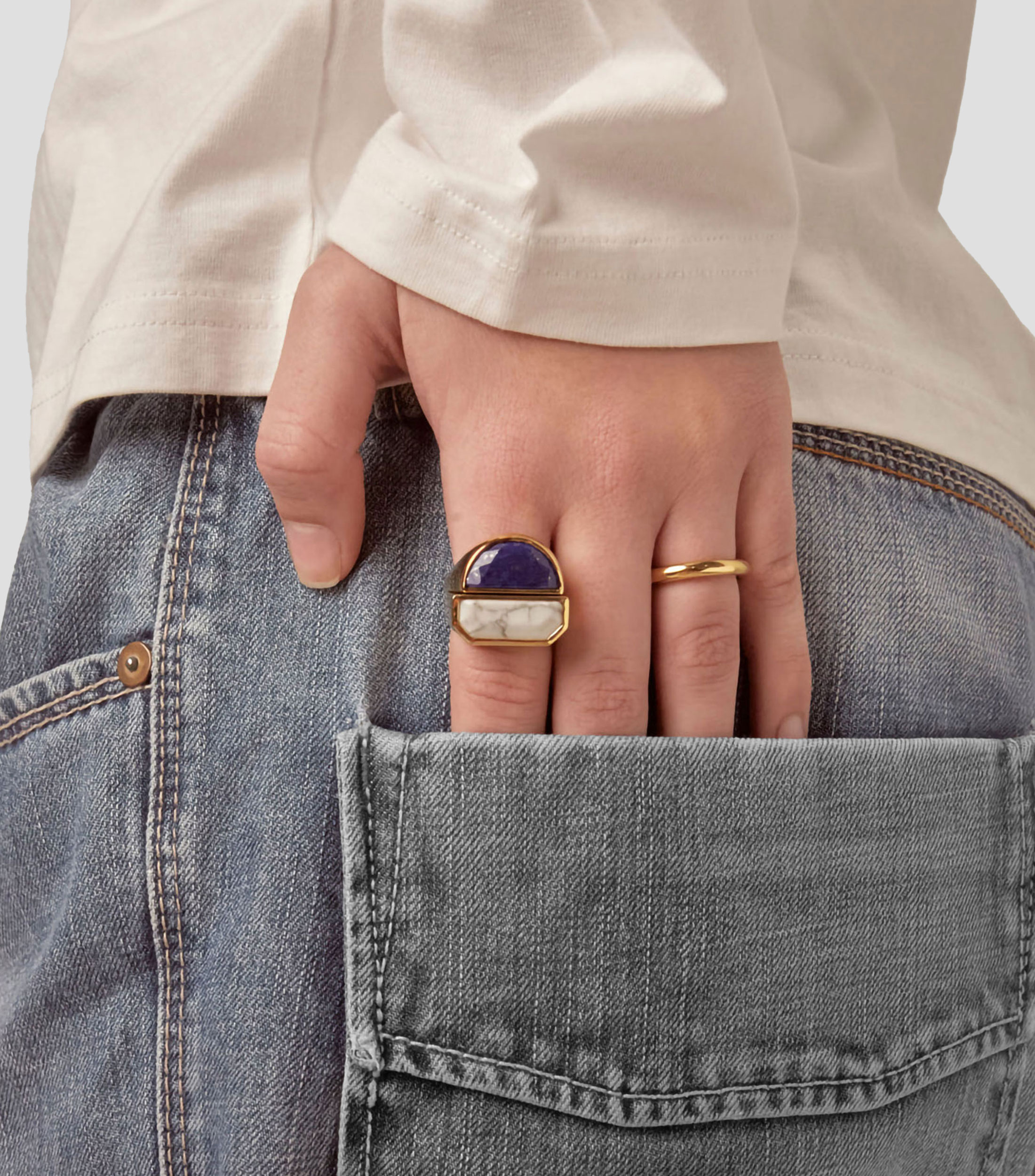 Anillo en Plata .925 con Incrustación Mujer