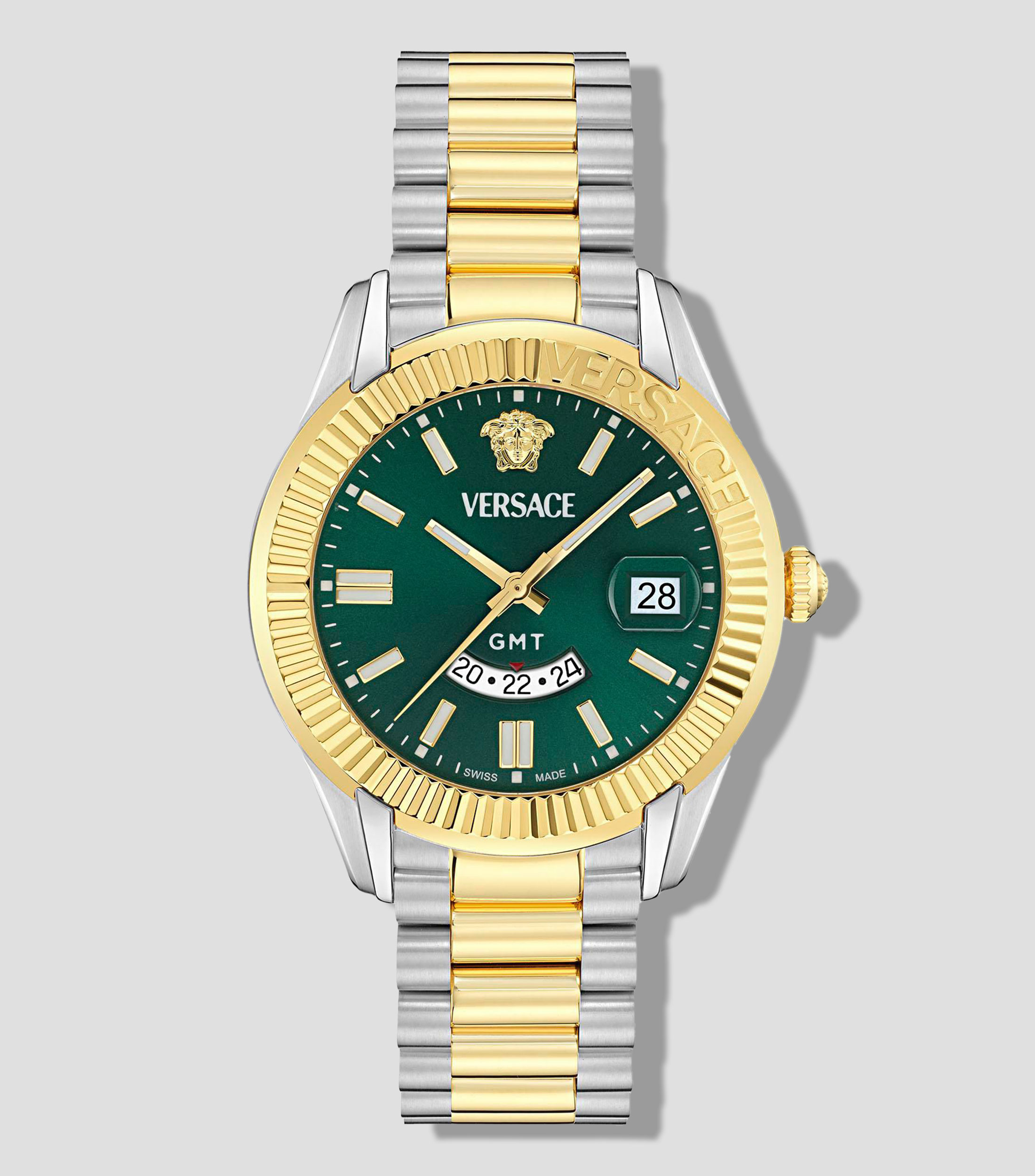 Reloj para Hombre Apodis casual plateado, dorado