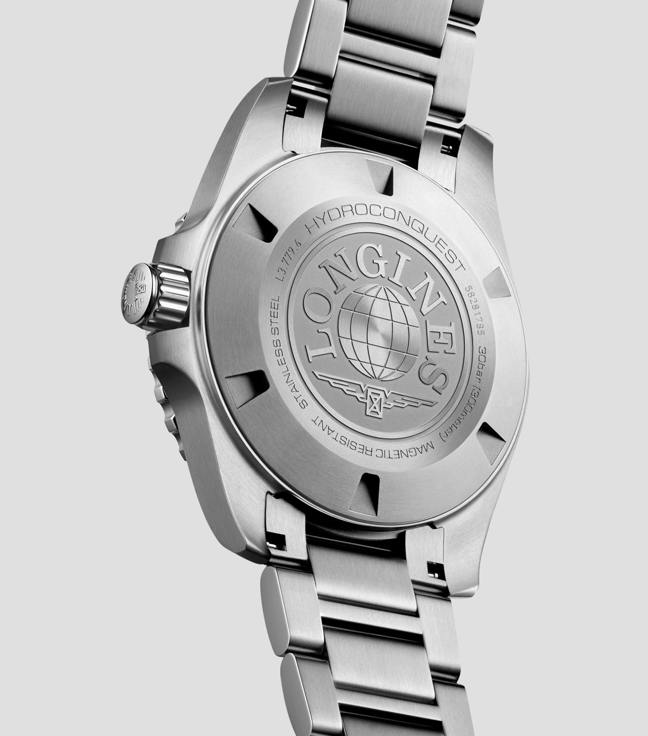 Reloj para Hombre Hydroconquest Deportivo Plateado
