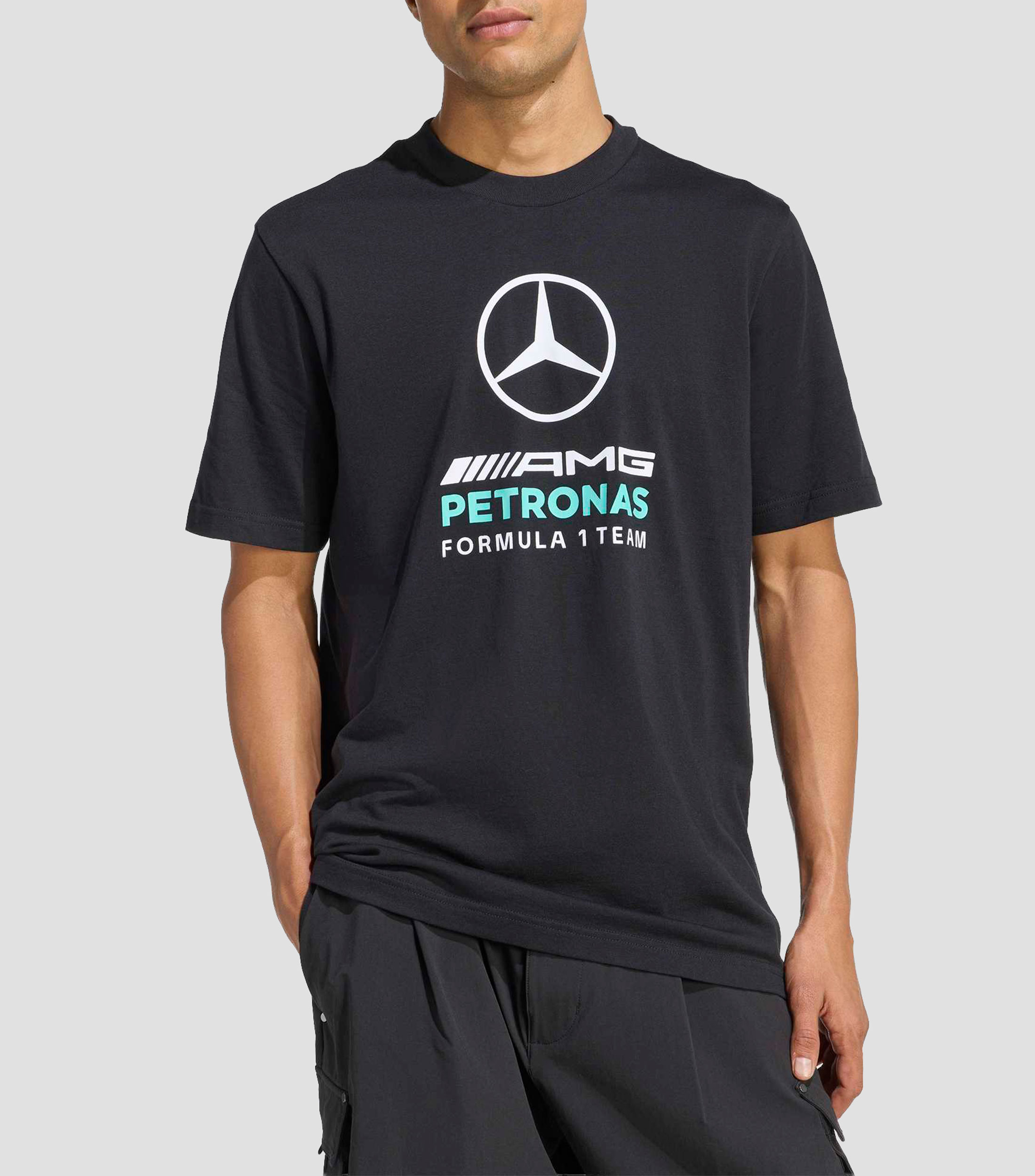 Playera deportiva Mercedes AMG Petronas F1 Team estampada Hombre