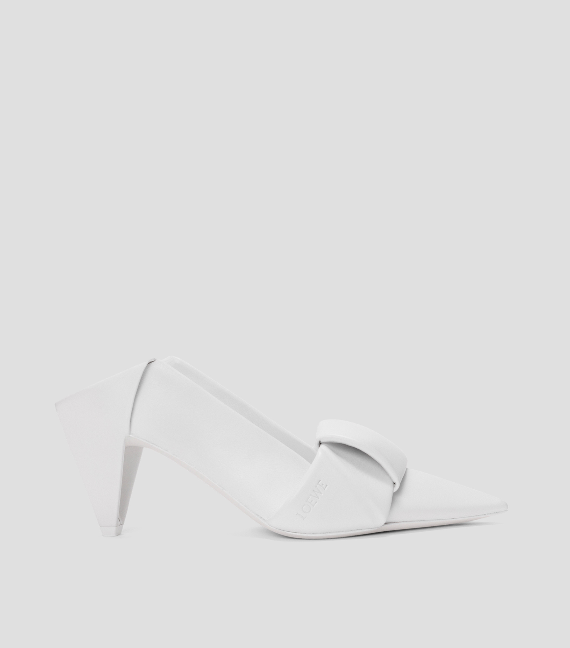 Zapatillas Pump Origami de tacón medio cuadrado Mujer