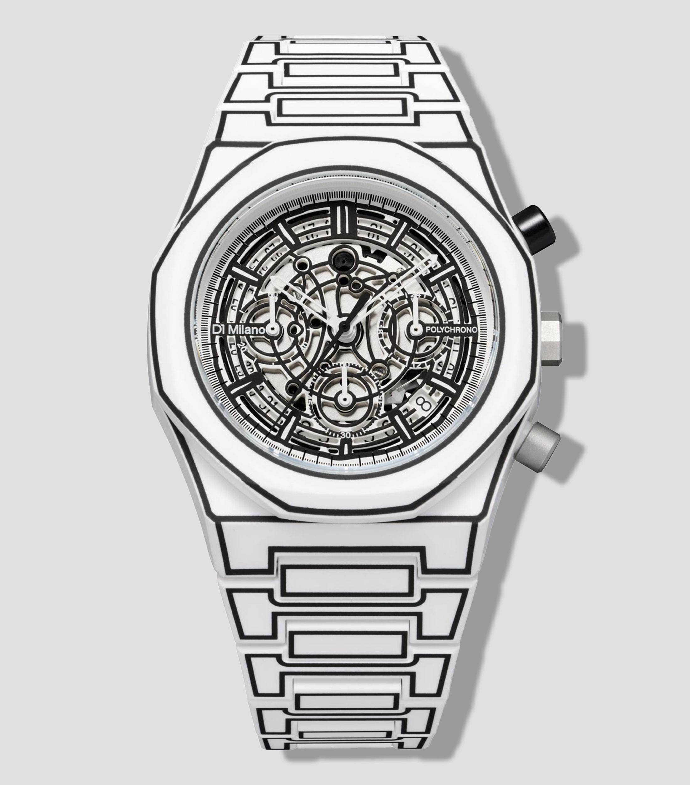 Reloj para hombre White Sketch Polychrono Casual Blanco