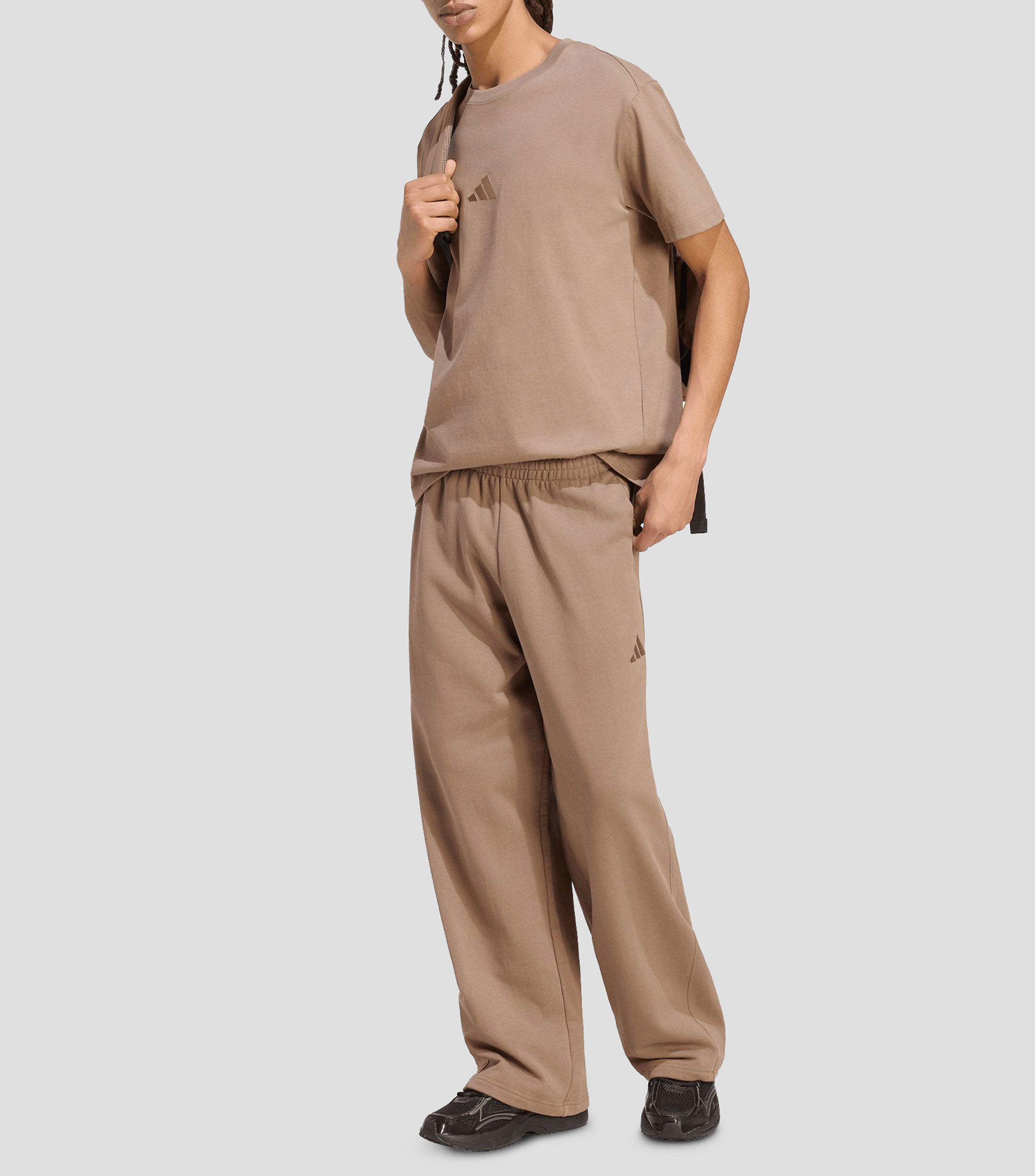 Playera cuello redondo manga corta lisa Hombre