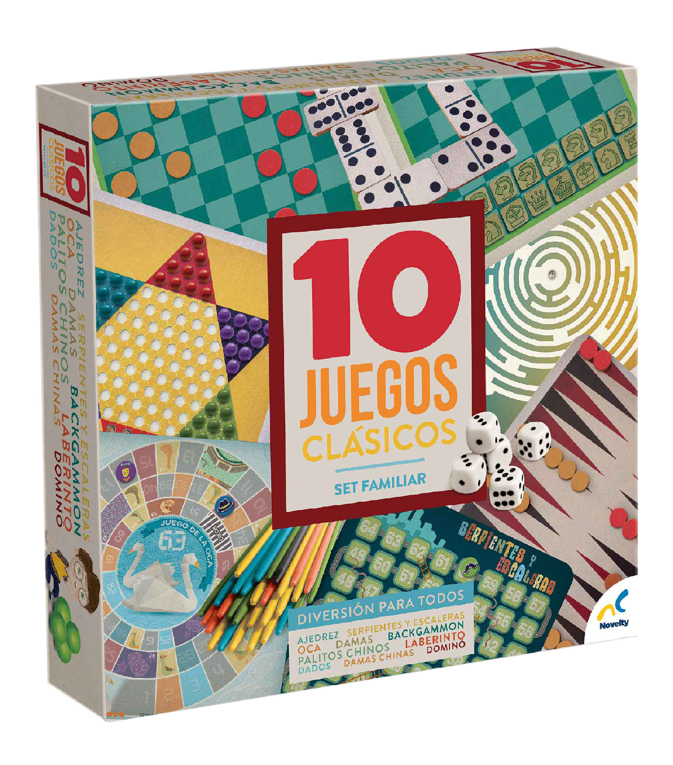 Set Multi Juegos Clásicos 10 En 1