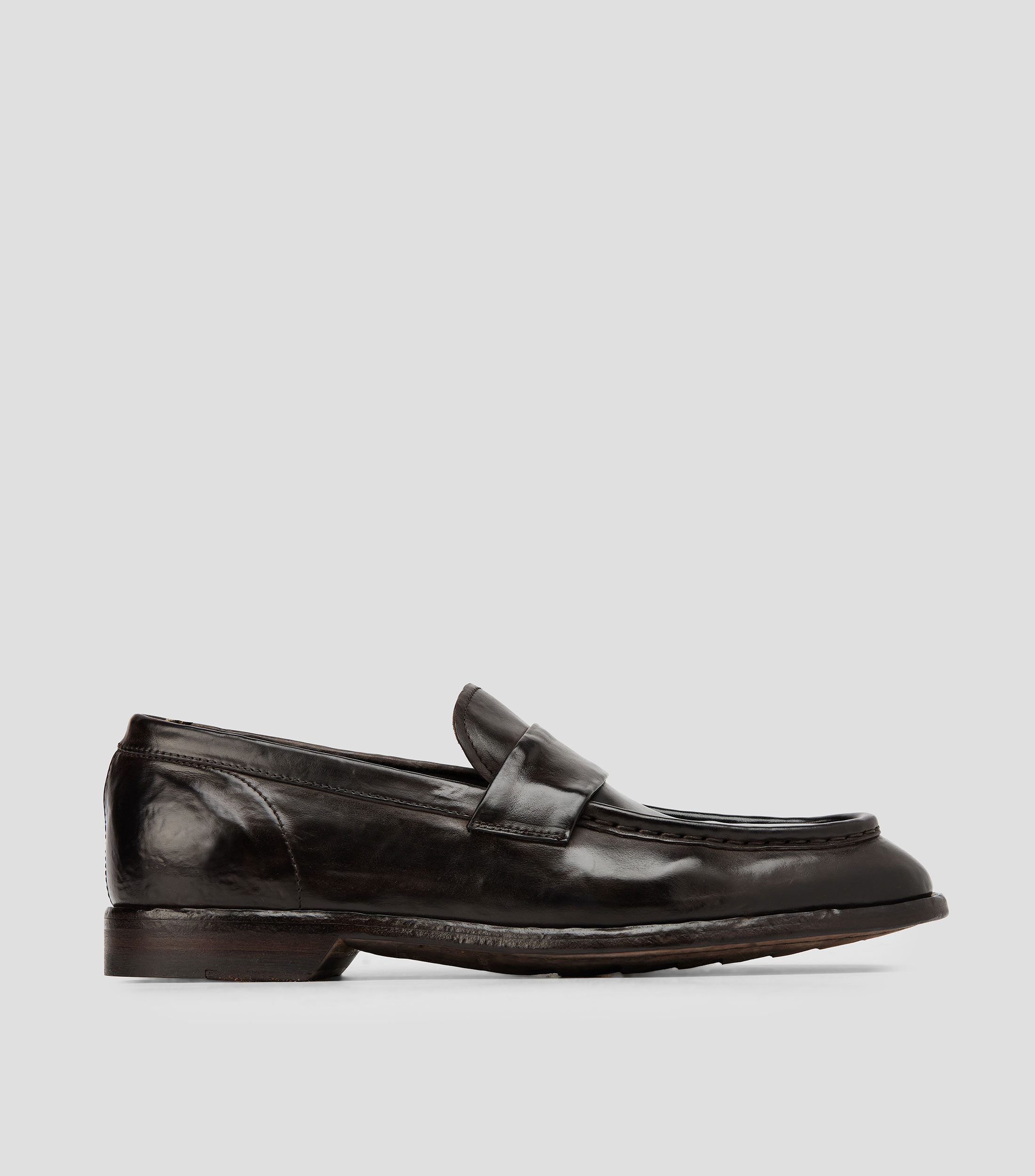 Mocasines Sound en piel con cinta Hombre