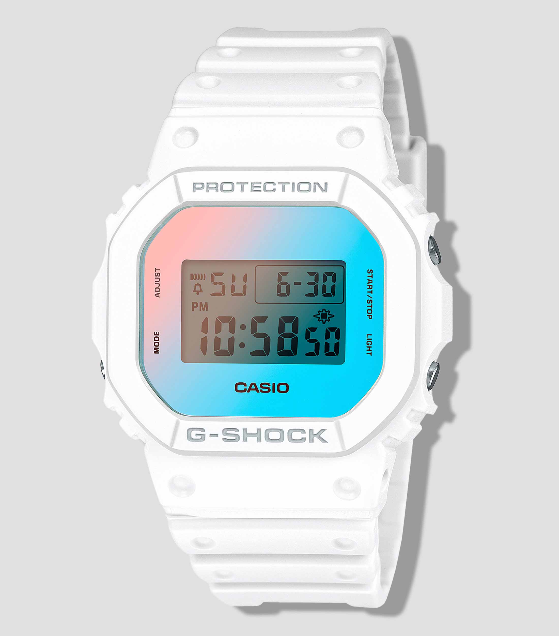 Reloj Digital para Hombre G-Shock Casual Azul, Blanco