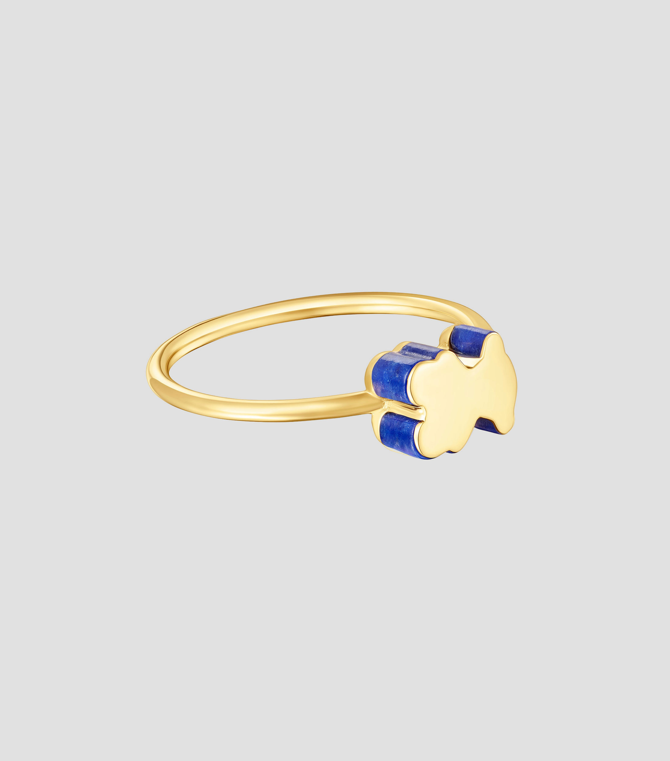 Anillo en Oro de 18 Kilates con lapislázuli Tous 1950 Mujer